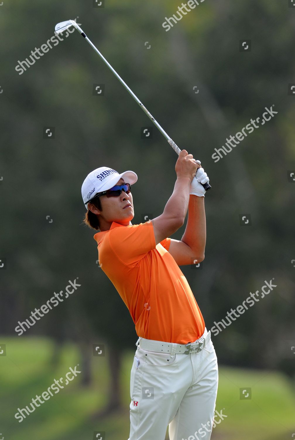 South Korean Golfer Kyungtae Kim Plays Editorial Stock Photo Stock