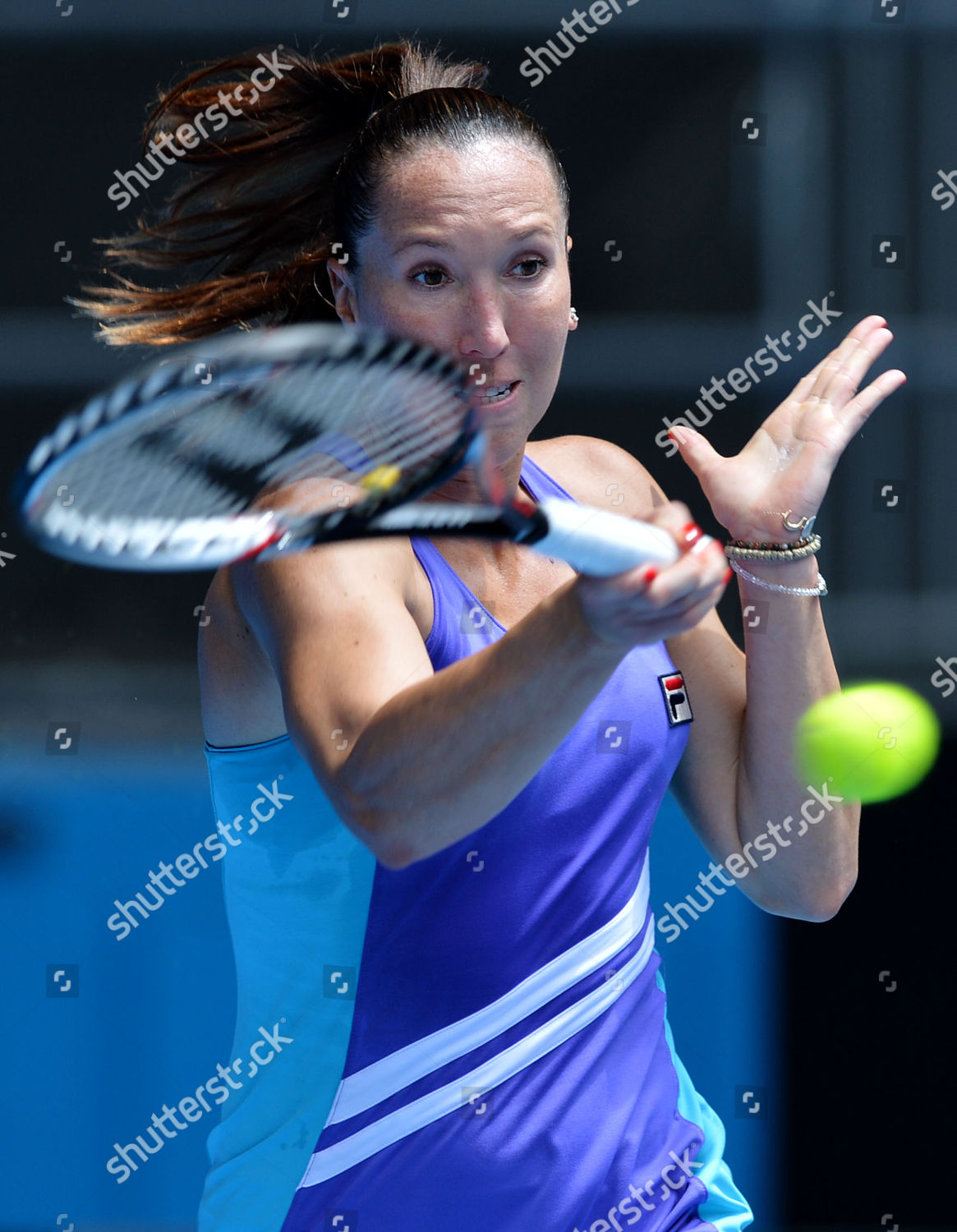 Jelena Jankovic Serbia Action During Her Editorial Stock Photo - Stock ...