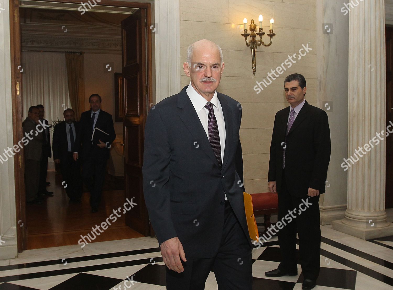 Pasok Leader Former Prime Minister George Editorial Stock Photo - Stock 