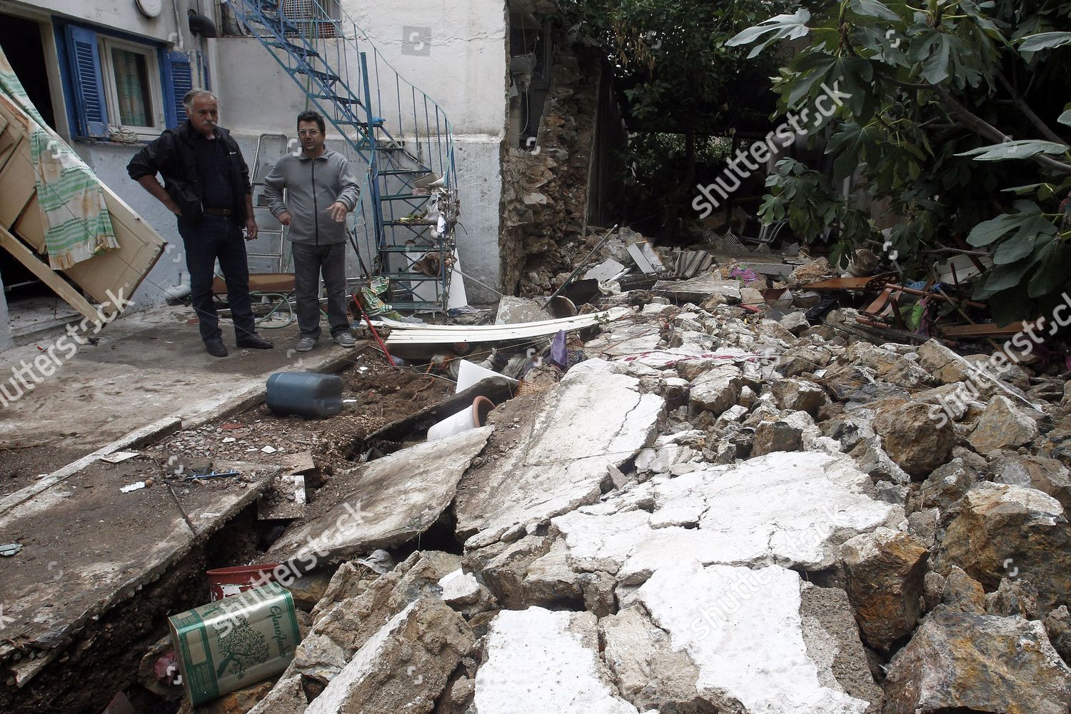 Residents Inspect Damage After Flooding Ilion Editorial Stock Photo ...