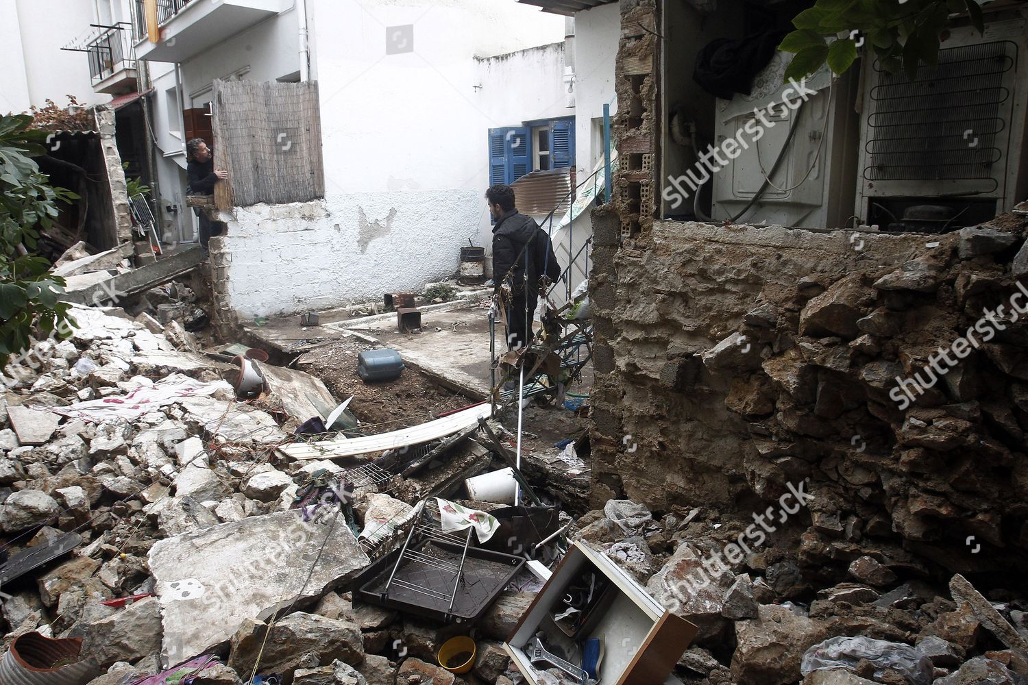 Residents Inspect Damage After Flooding Ilion Editorial Stock Photo ...