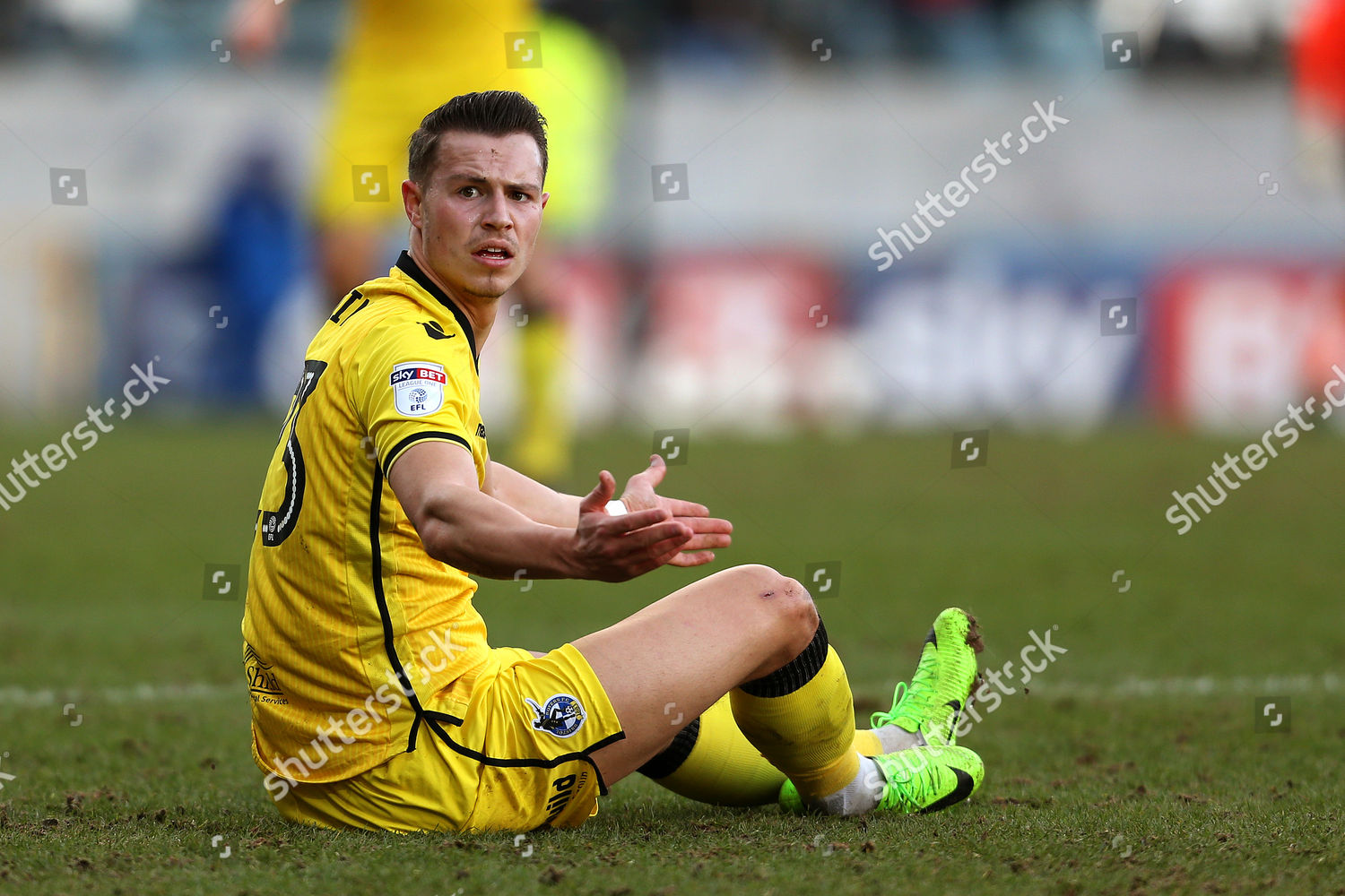 Billy Bodin Bristol Rovers Reacts Editorial Stock Photo Stock Image