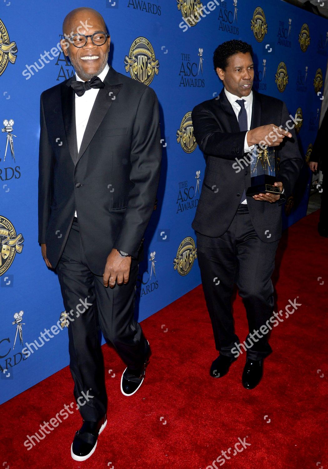 Samuel L Jackson Denzel Washington Editorial Stock Photo - Stock Image