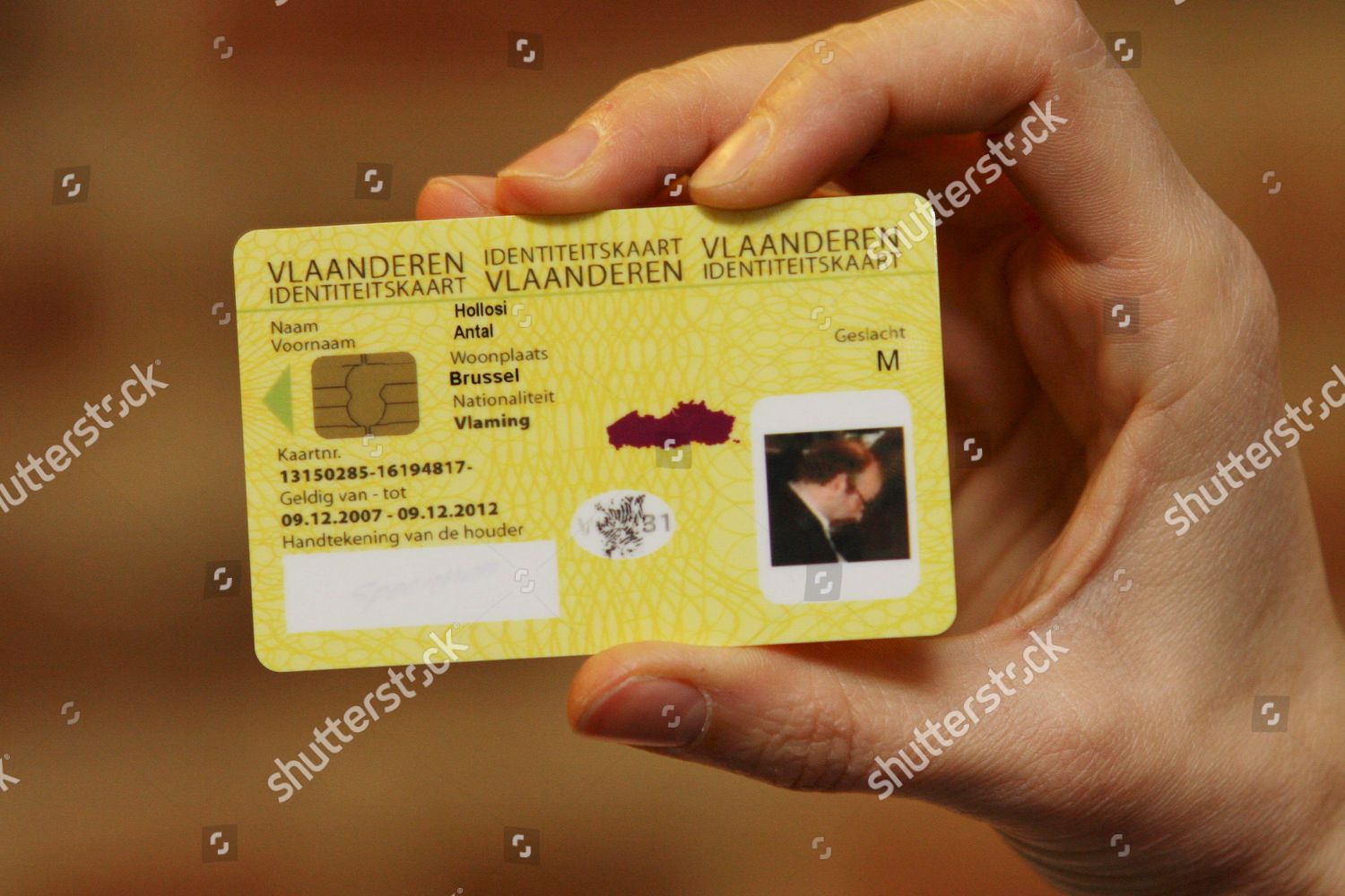 Fake Flemish Identity Card Made By Flemish Editorial Stock Photo Stock Image Shutterstock