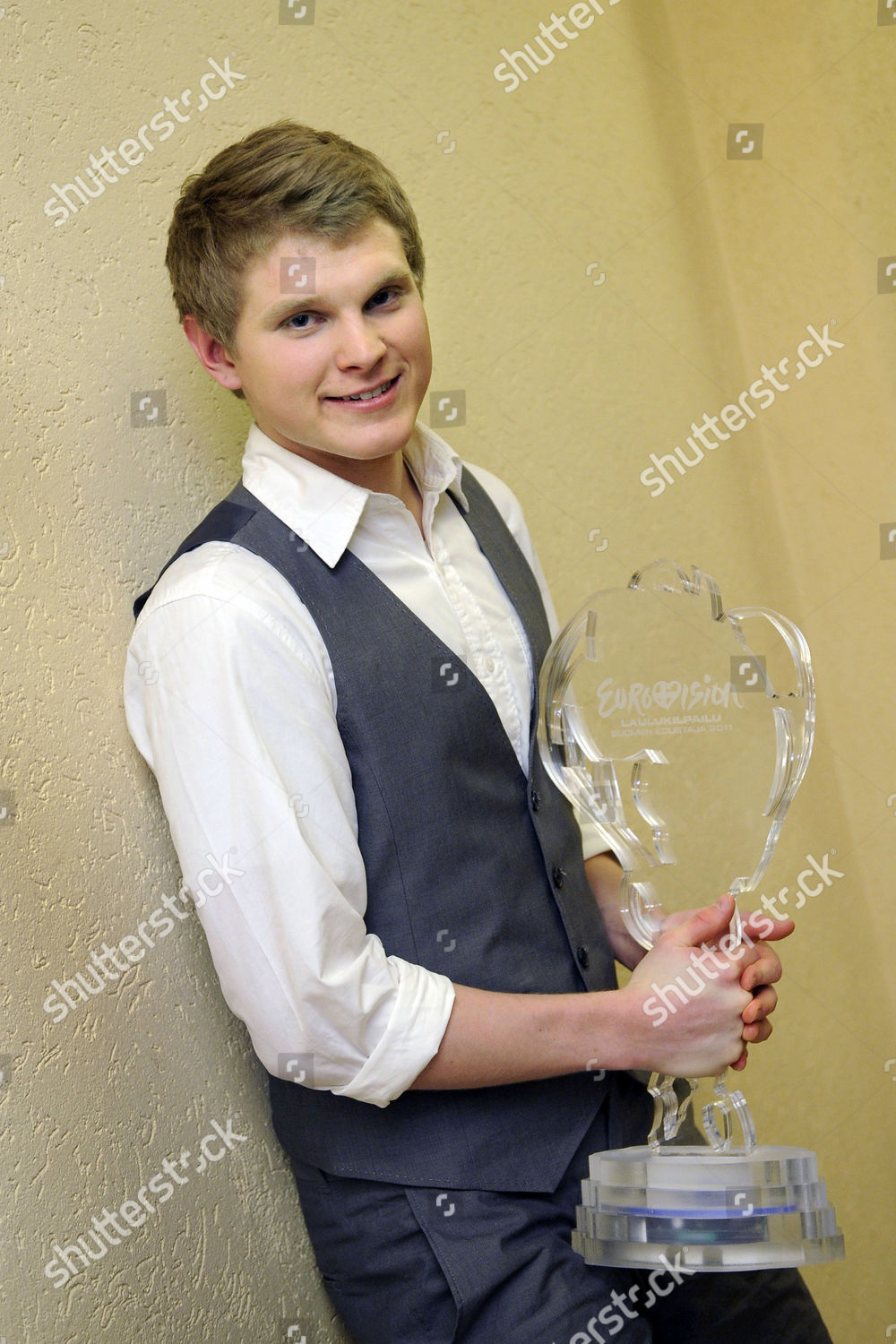 Paradise Oskar Poses Photos Eurovision Song Editorial Stock Photo