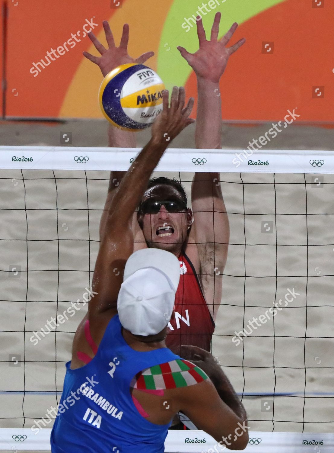 Adrian Carambula Italy Action Against Josh Editorial Stock Photo