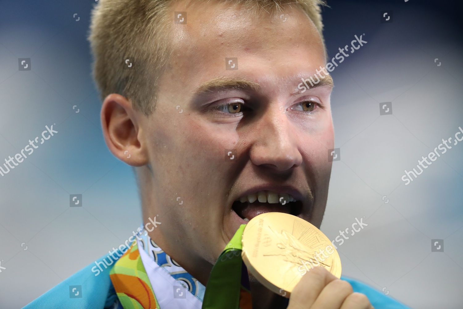 Gold Medalist Dmitriy Balandin Kazakhstan Poses Editorial Stock Photo ...