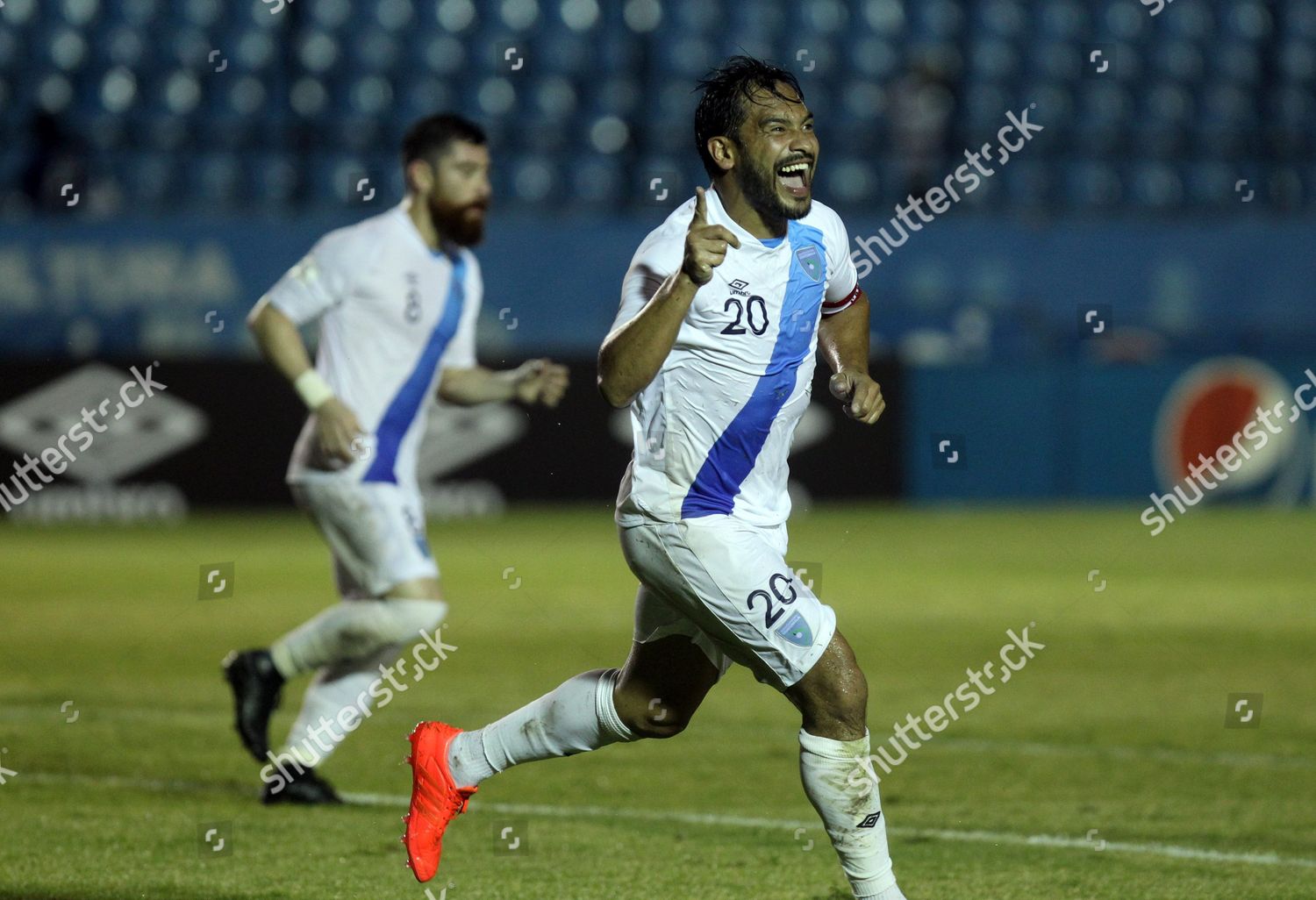 Guatemalas Carlos Ruiz Celebrates Goal During Editorial Stock Photo - Stock  Image
