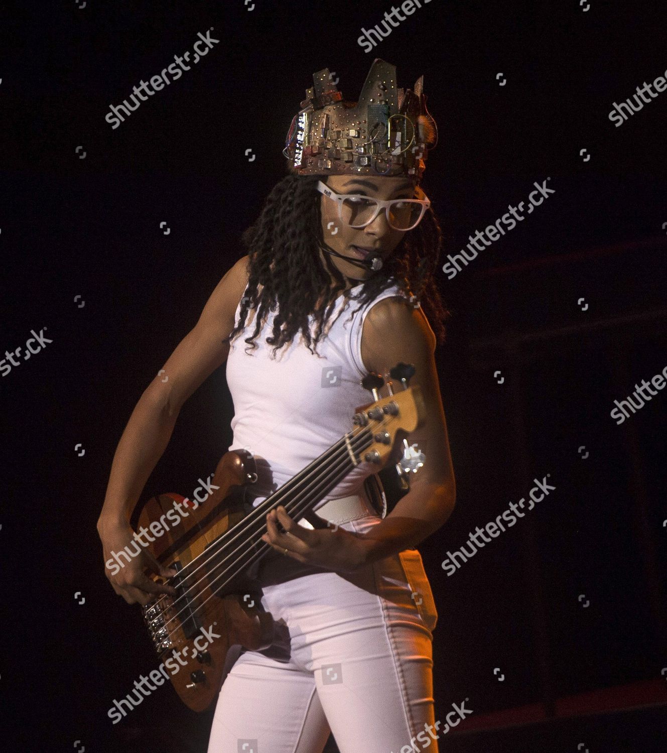 Afroamerican Singer Bassist Esperanza Spalding Performs Editorial Stock ...