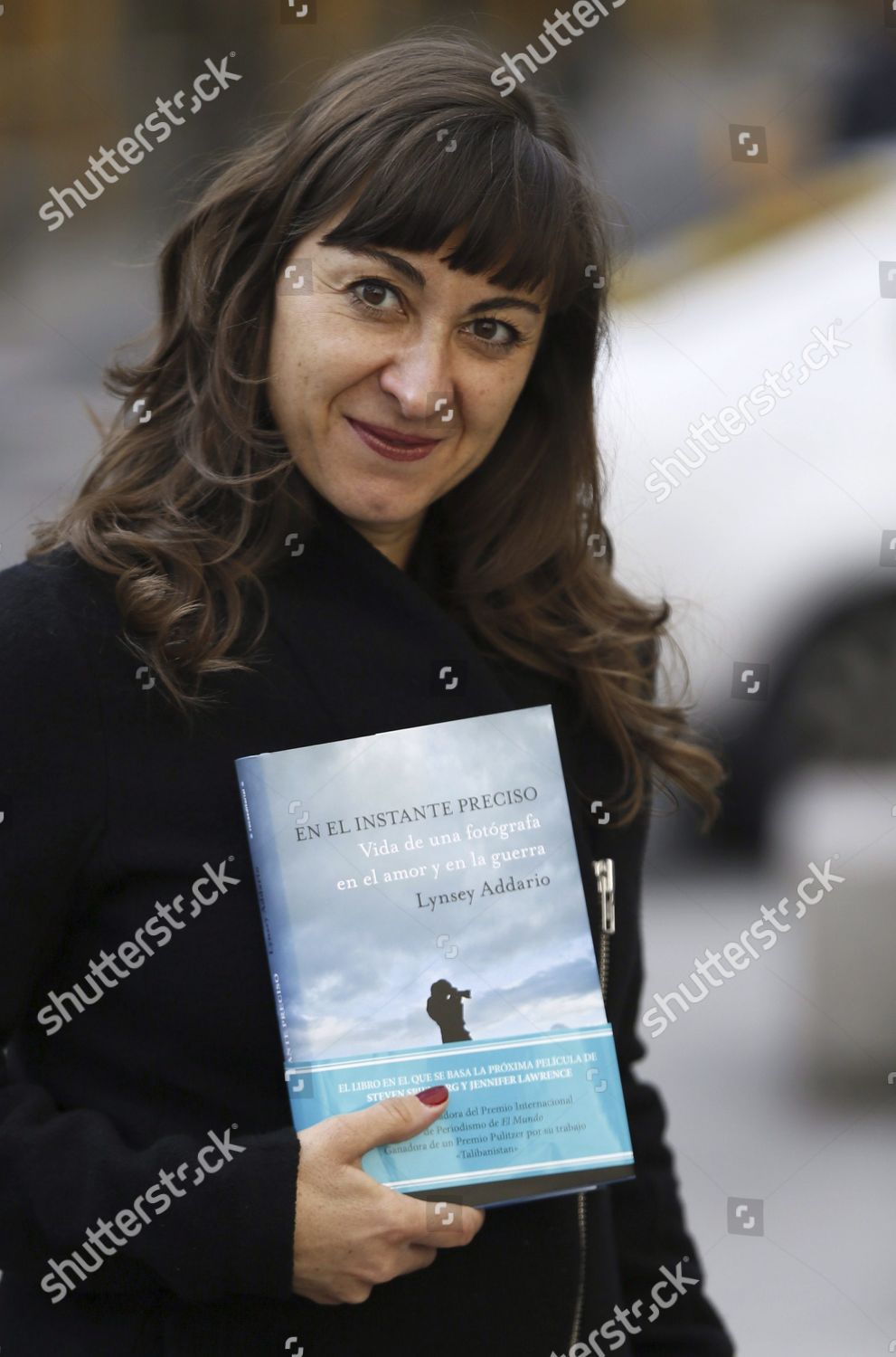 Us Photographer Lynsey Addario Poses During Editorial Stock Photo
