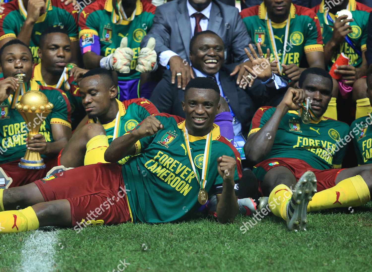 Benjamin Moukandjo C Other Cameroon Players Editorial Stock Photo ...