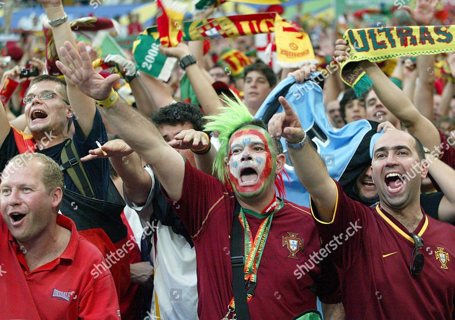 Portuguese Soccer Fans Celebrate End Penalty Editorial Stock Photo ...