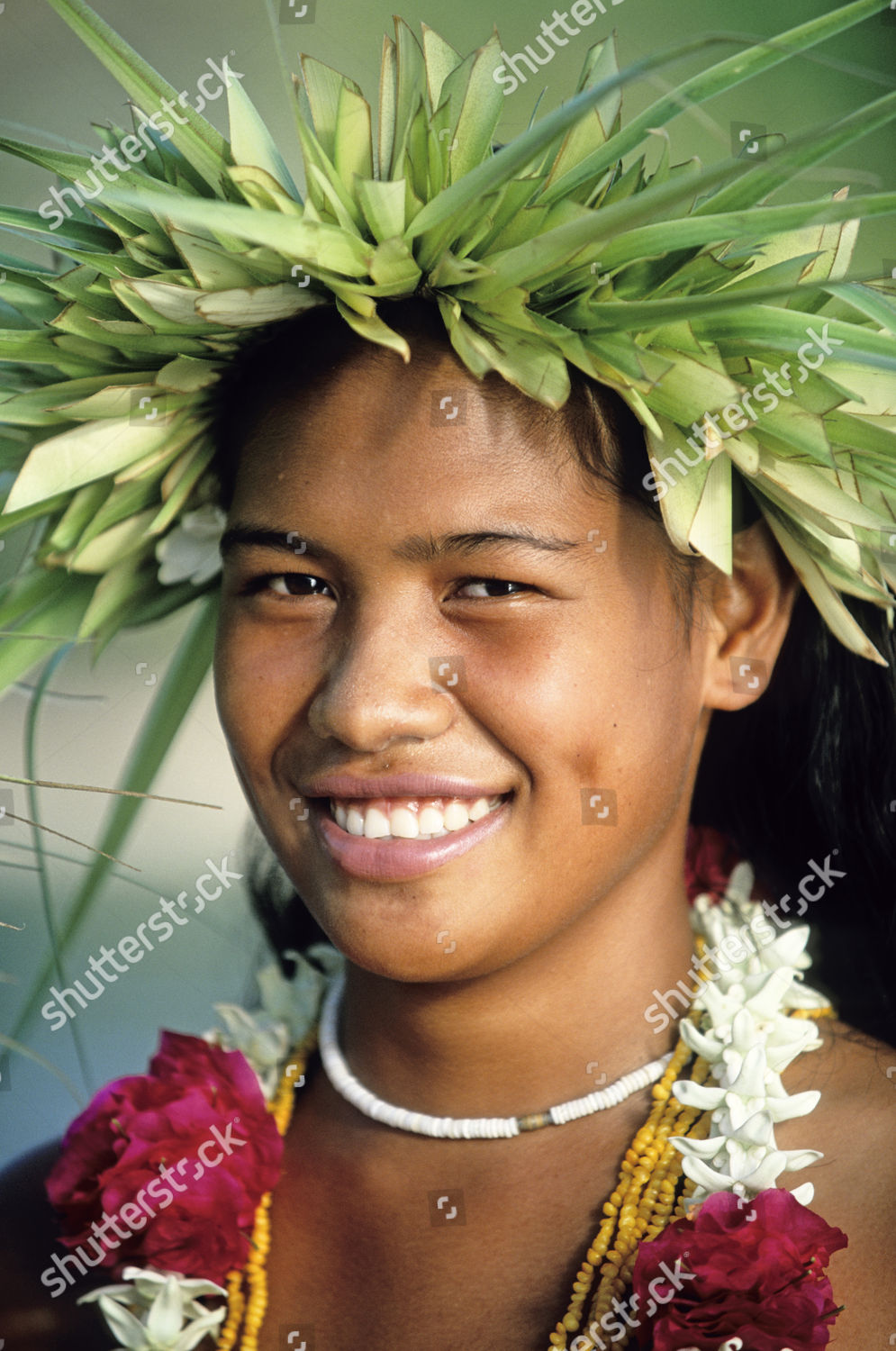 Traditional Dancers Village Parea Huahine Island Editorial Stock Photo ...