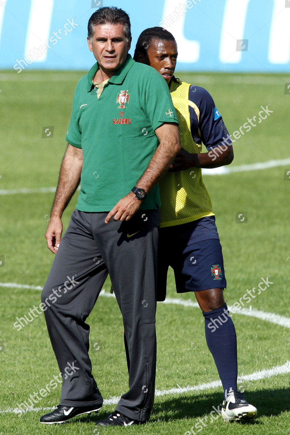 Carlos Queiros New Portuguese Soccer National Editorial Stock Photo