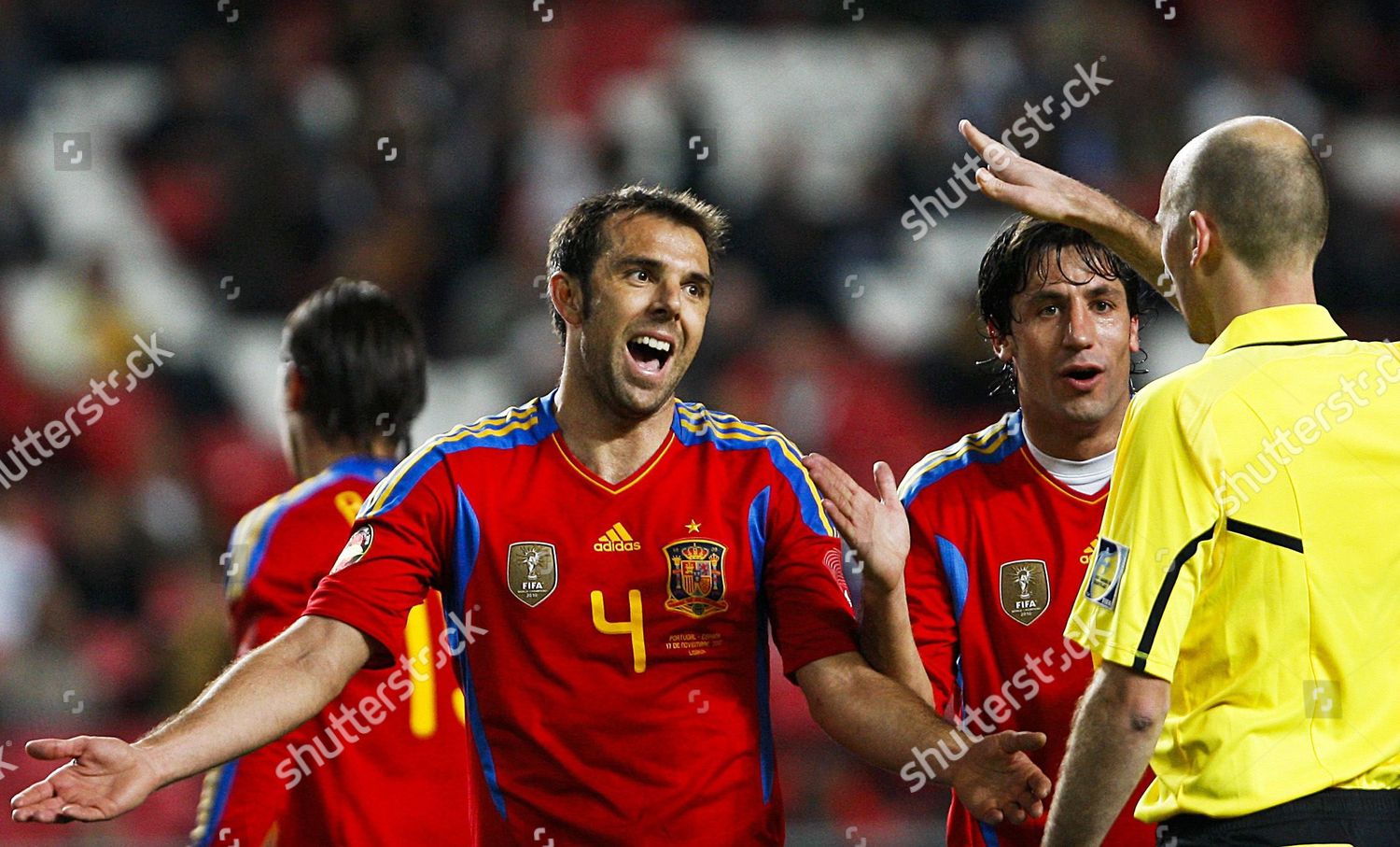 Spanish National Soccer Team Player Carlos Editorial Stock Photo