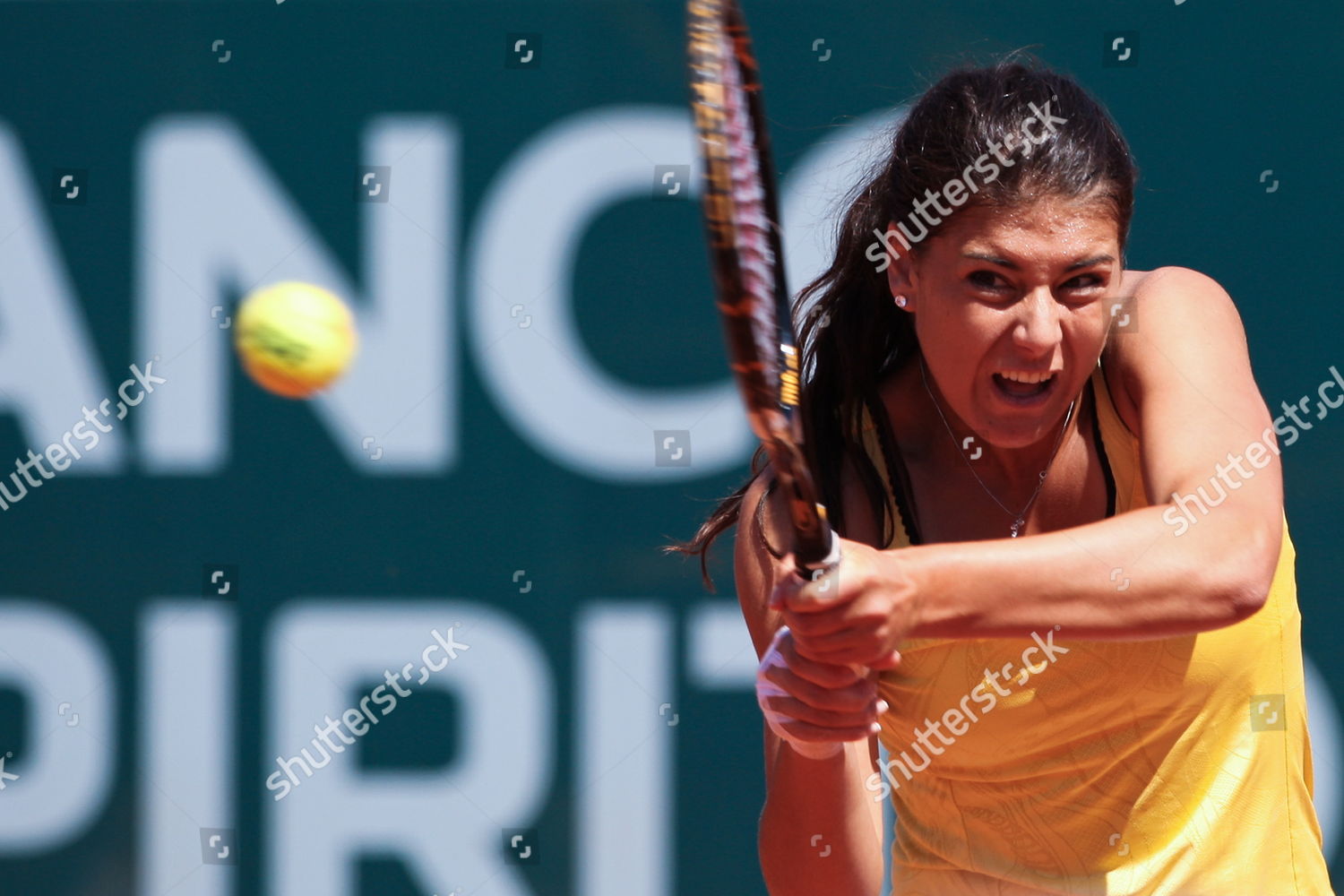 Romanian Tennis Player Sorana Cristea Returns Editorial Stock Photo