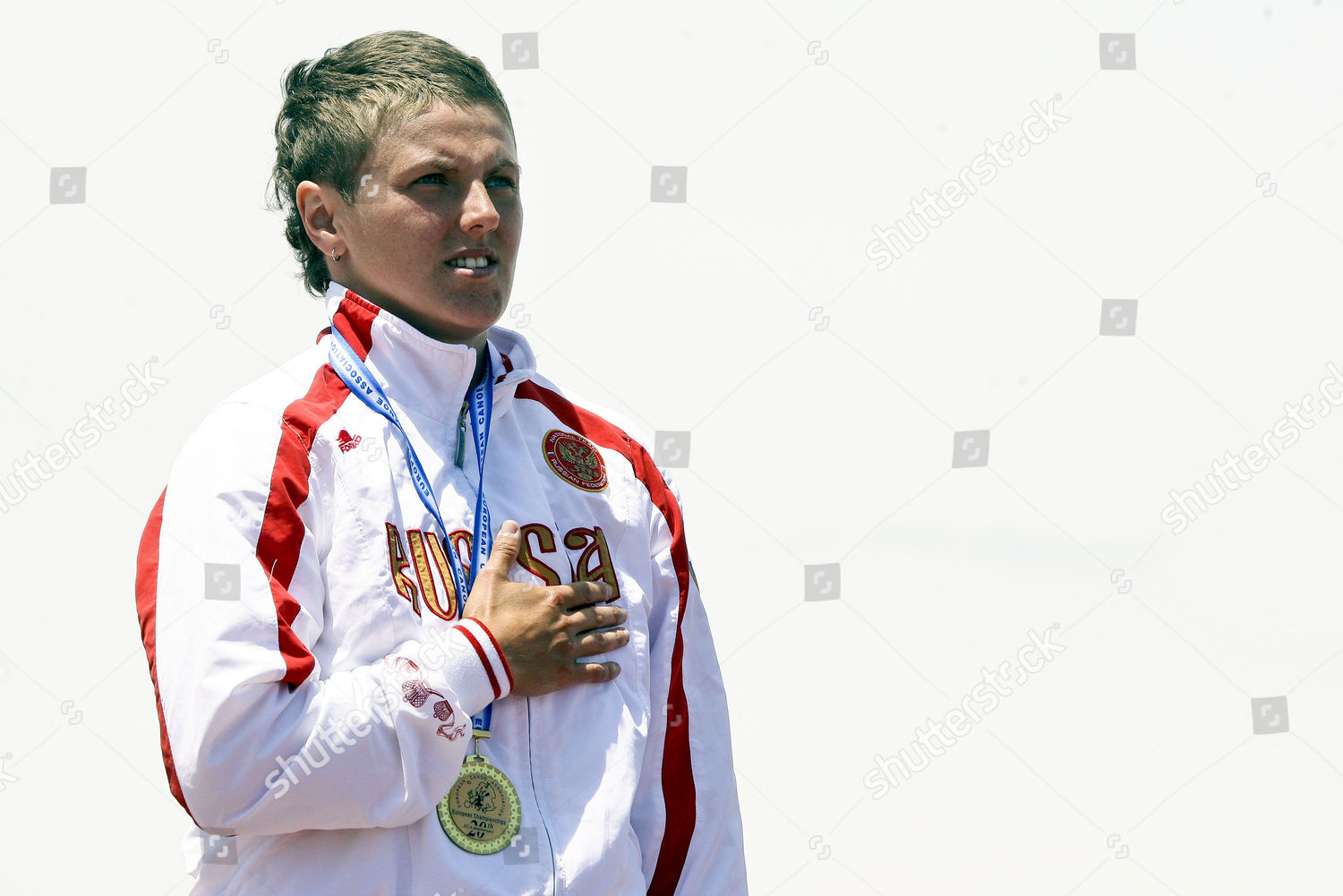 Russian Winner Maria Kazakova Celebrates On Editorial Stock Photo ...