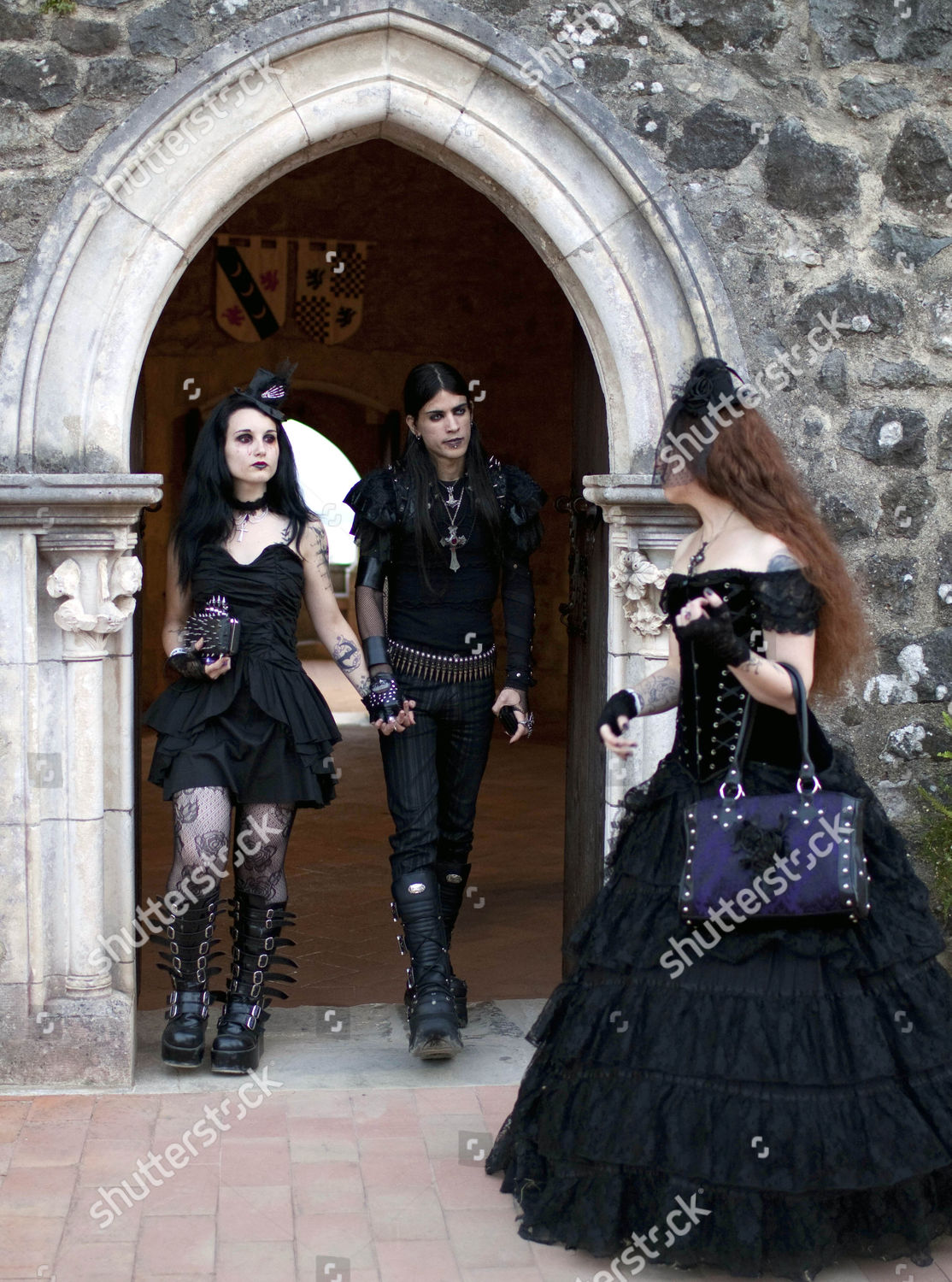 Gothic Fans Visit Leiria Castle During Editorial Stock Photo - Stock Image  | Shutterstock