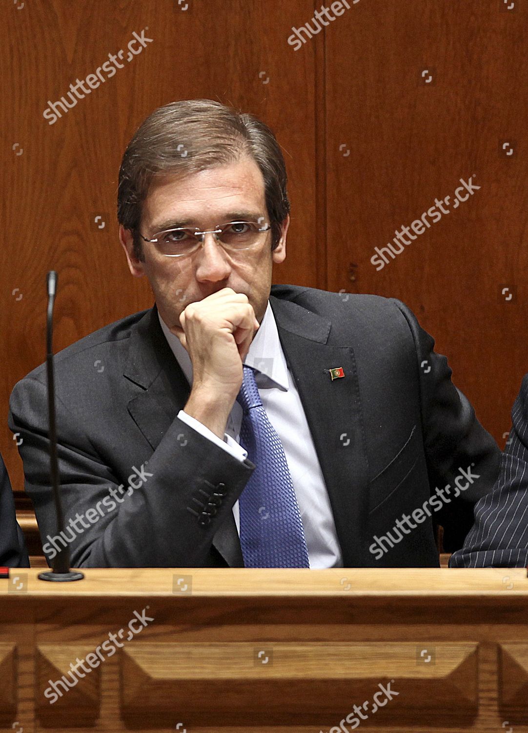 Portuguese Prime Minister Pedro Passos Coelho Editorial Stock Photo 