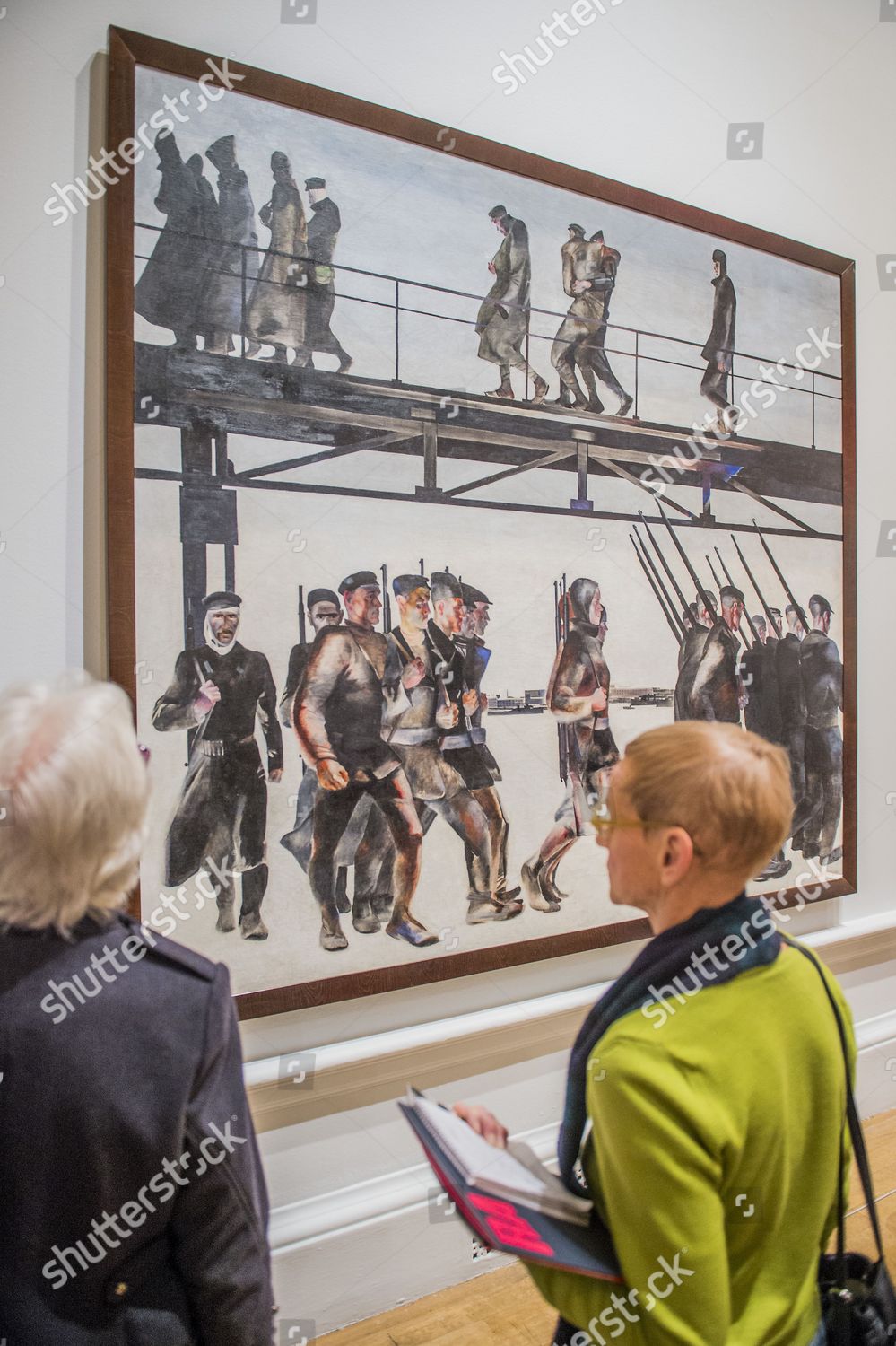 Defence Petrograd 1928 By Alexander Deineka Editorial Stock Photo