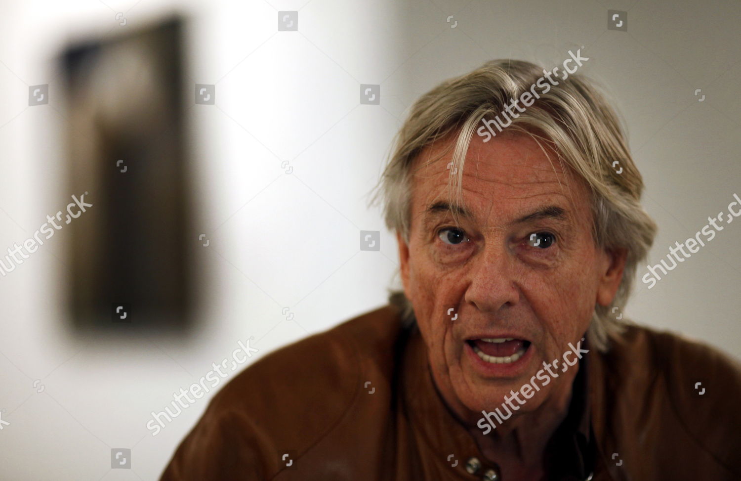 Dutch Director Paul Verhoeven Speaks During Editorial Stock Photo