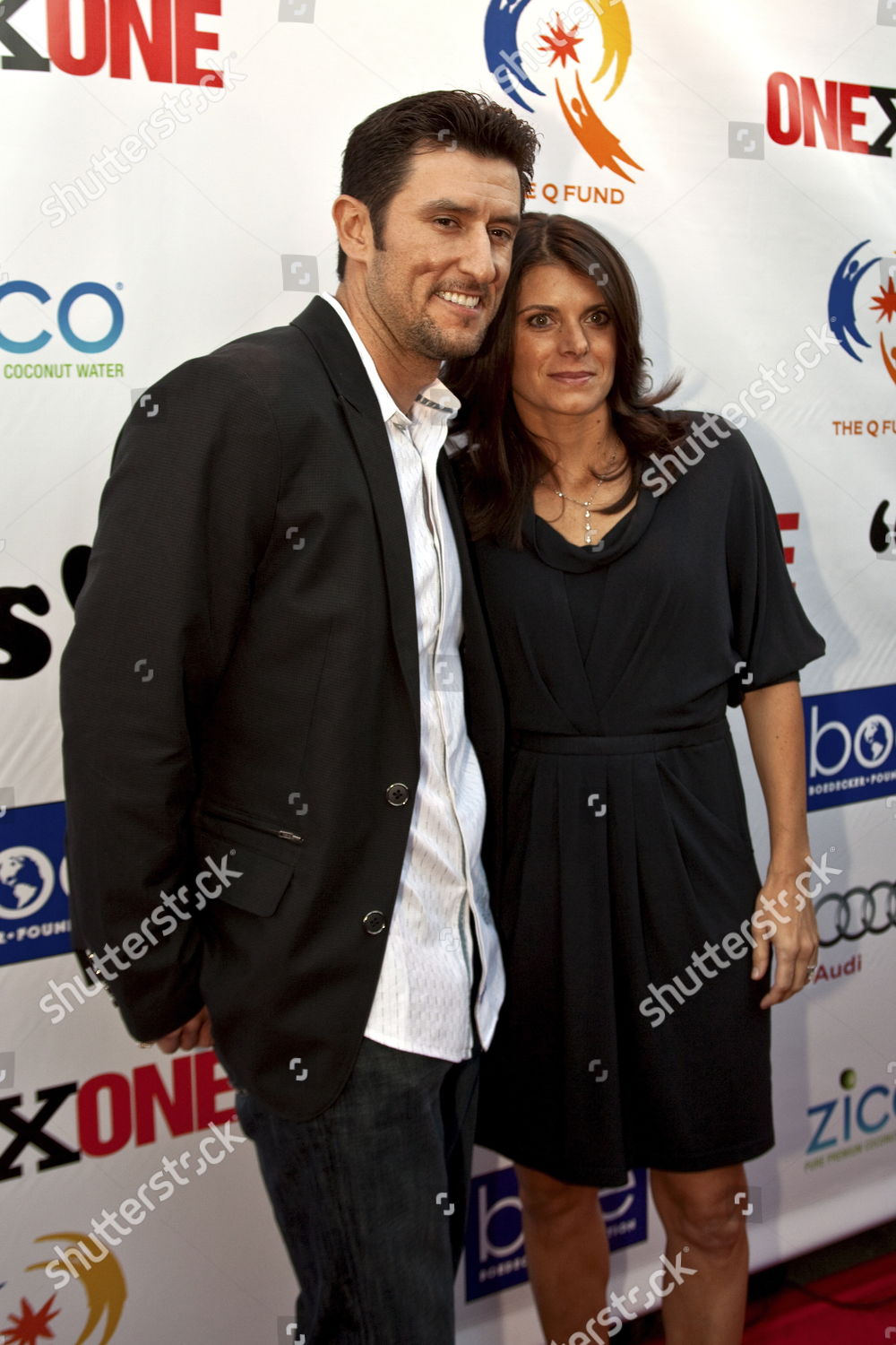 Mia Hamm and Nomar Garciaparra OneXOne gala held at Bimbo's 365