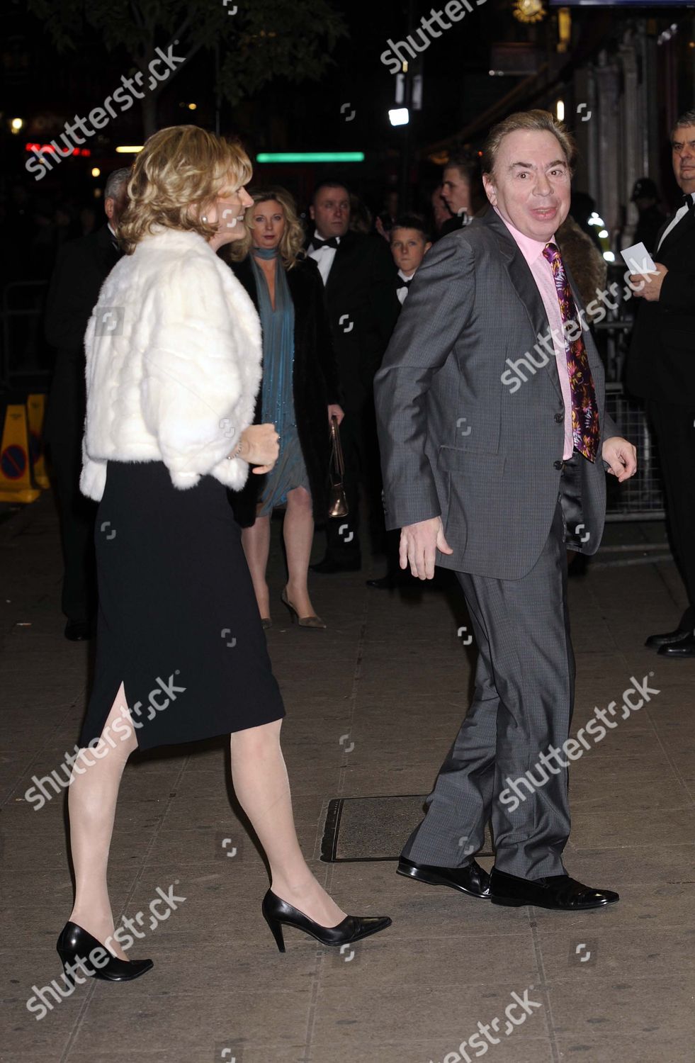 Sir Andrew Lloyd Webber Wife Madeleine Editorial Stock Photo - Stock
