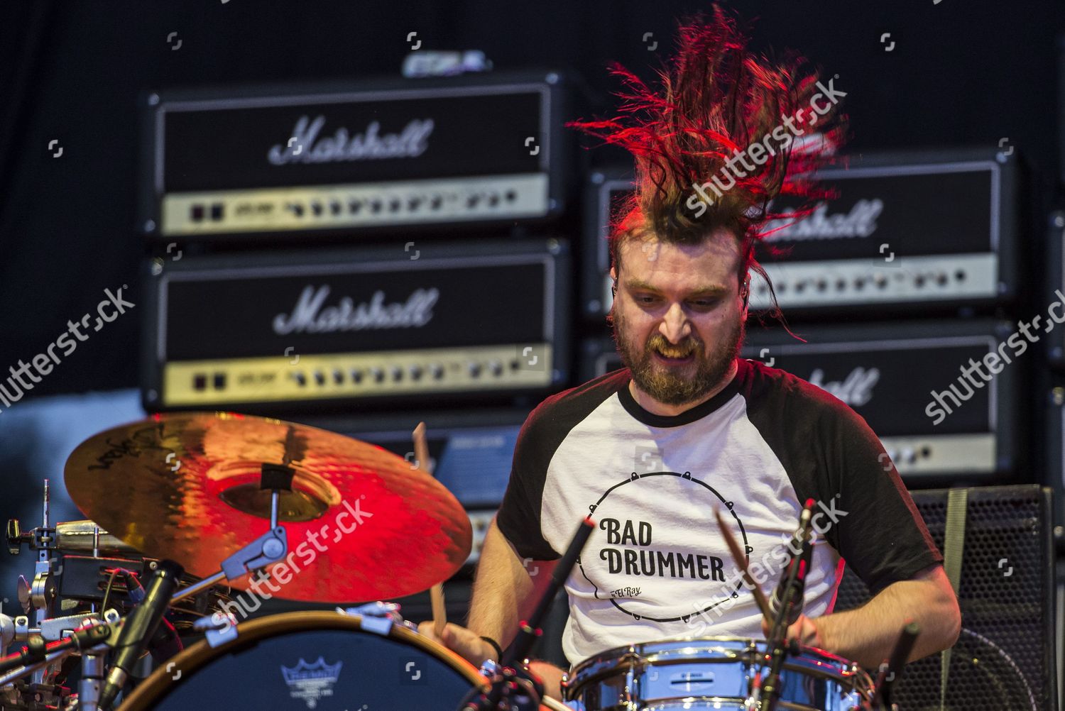 Josh Morgan Drummer English Rock Band Subways Editorial Stock Photo Stock Image Shutterstock Vintage culture ultra music festival. https www shutterstock com editorial image editorial hungary music aug 2016 8307442f