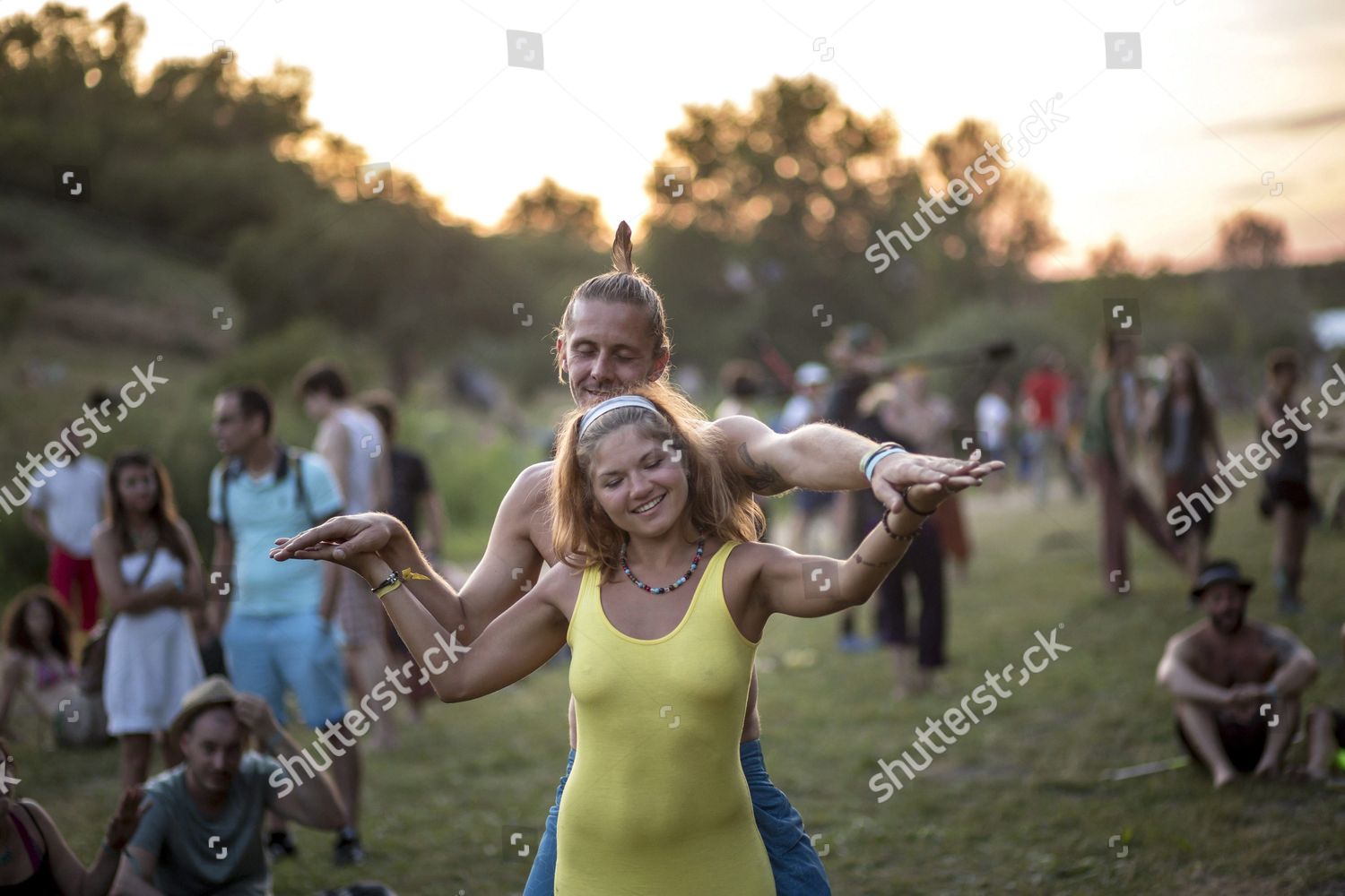 Festivalgoers Dance During 2nd Samsara Yoga Editorial Stock Photo - Stock  Image | Shutterstock