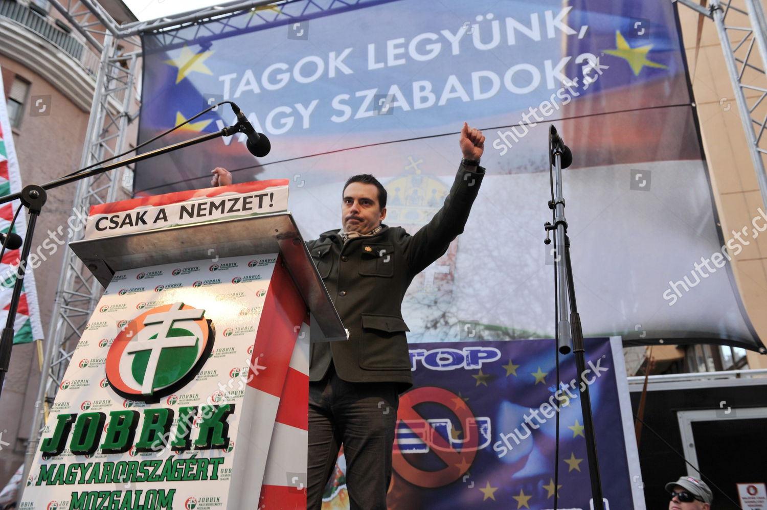 Gabor Vona Chairman Nationalist Jobbik Photo - Stock Image | Shutterstock