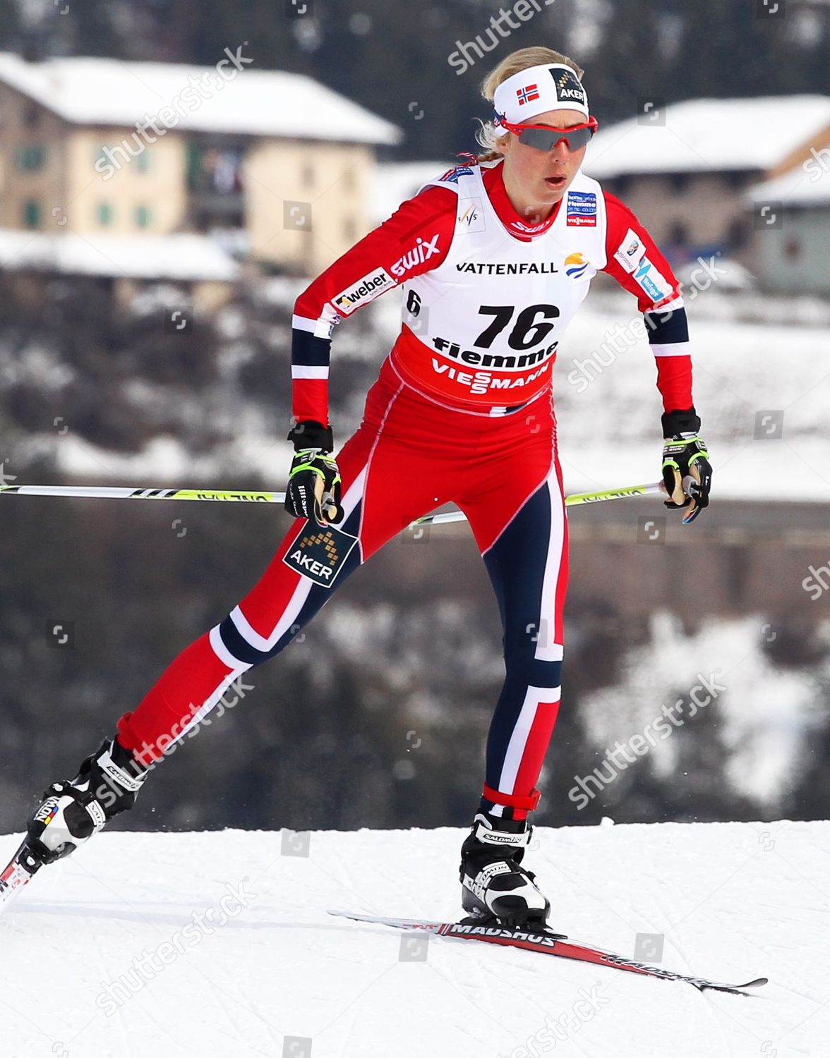 Kristin Stoermer Steira Norway Action During Editorial Stock Photo