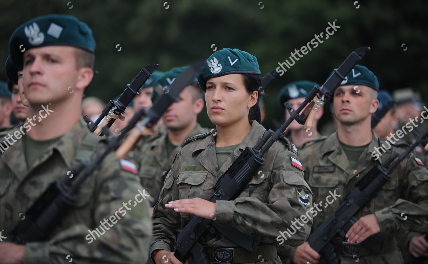 Polish Army Wojsko Polskie Soldiers Prepare Editorial Stock Photo ...