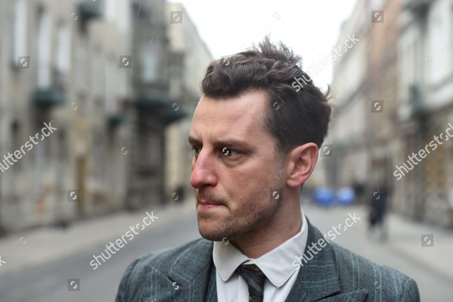 Polish Actor Wojciech Zielinski Abraham Lewin Editorial Stock Photo