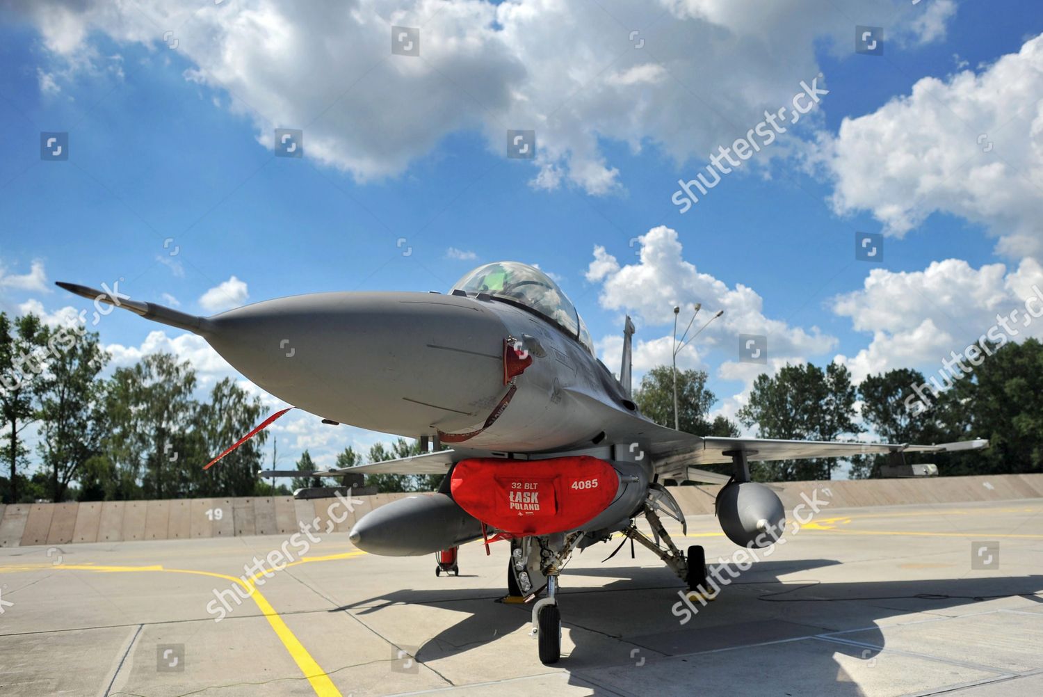 Polish F16 Fighter Jet Editorial Stock Photo Image Of Leeuwarden