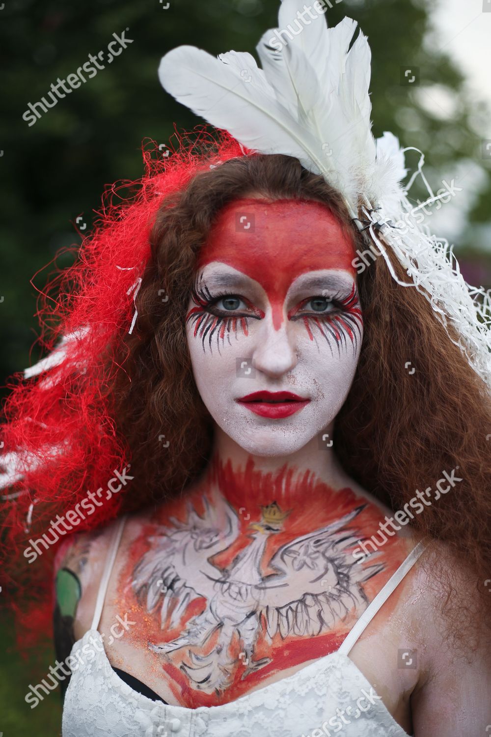Polish Fan Pictured Outside Stadium Warsaw Editorial Stock Photo