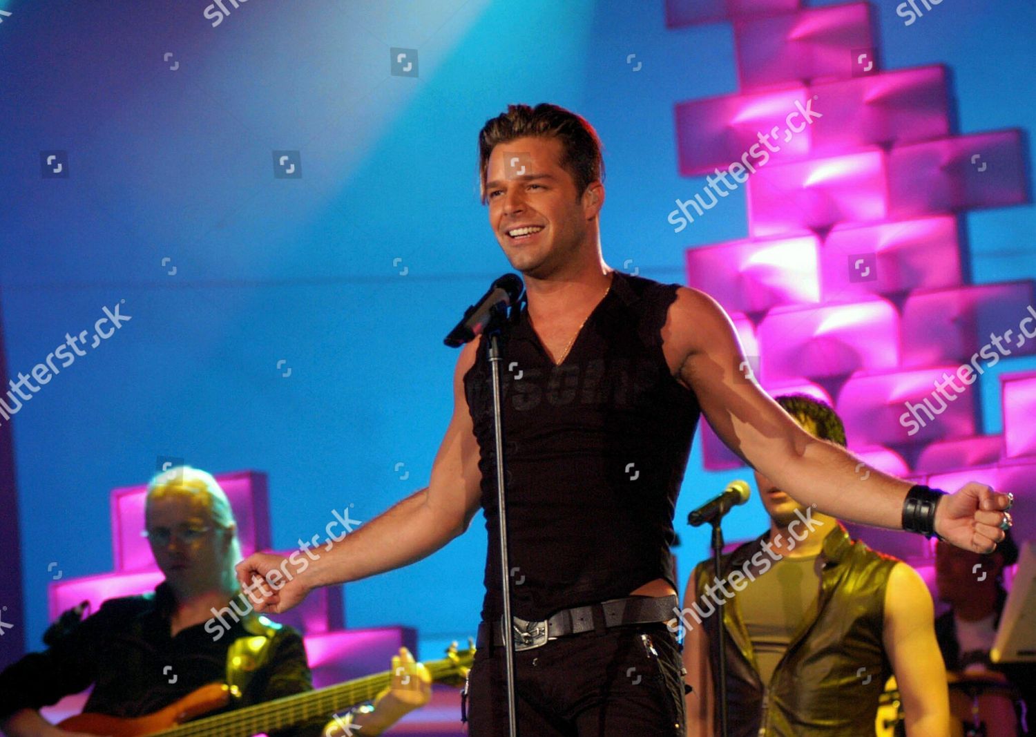 Latin Singer Ricky Martin L During Concert Editorial Stock Photo Stock Image Shutterstock