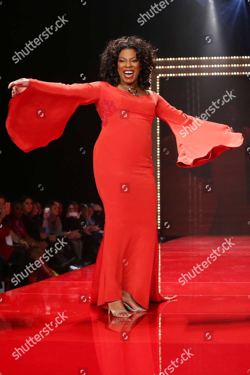 Lorraine Toussaint On Catwalk Editorial Stock Photo - Stock Image