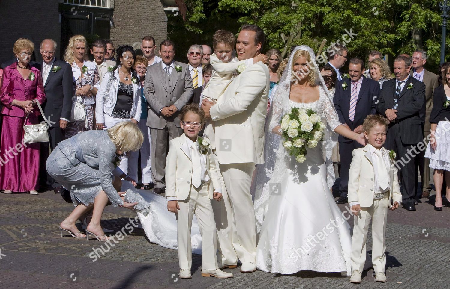 Wedding Dutch Singer Frans Bauer Mariska Van Editorial Stock Photo