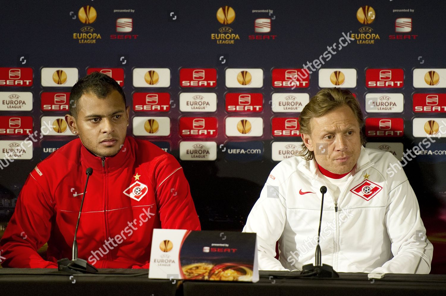 Fc Spartak Moscow Coach Valeri Karpin R Editorial Stock Photo