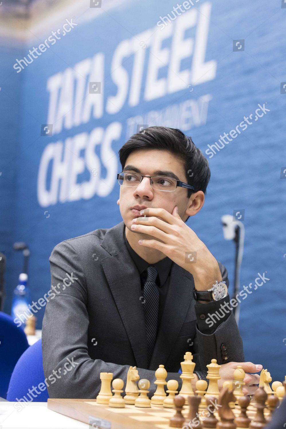 Dutch Chess Player Anish Giri R Editorial Stock Photo - Stock Image