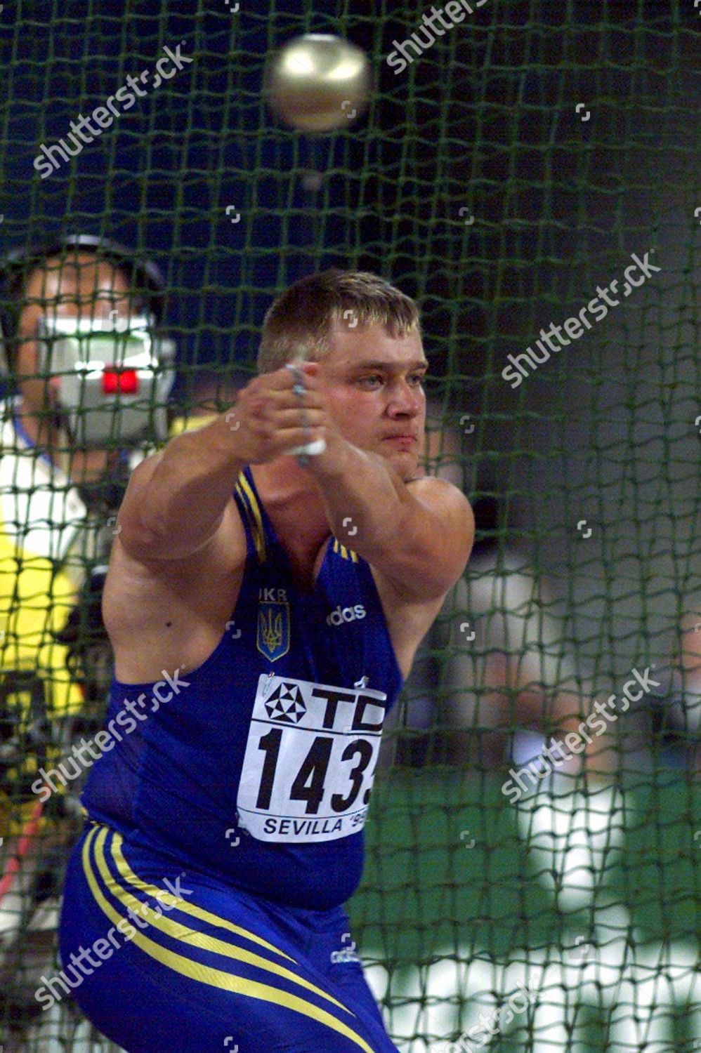 Seville Spain Ukrainian Vladislav Piskunov Throws Editorial Stock Photo