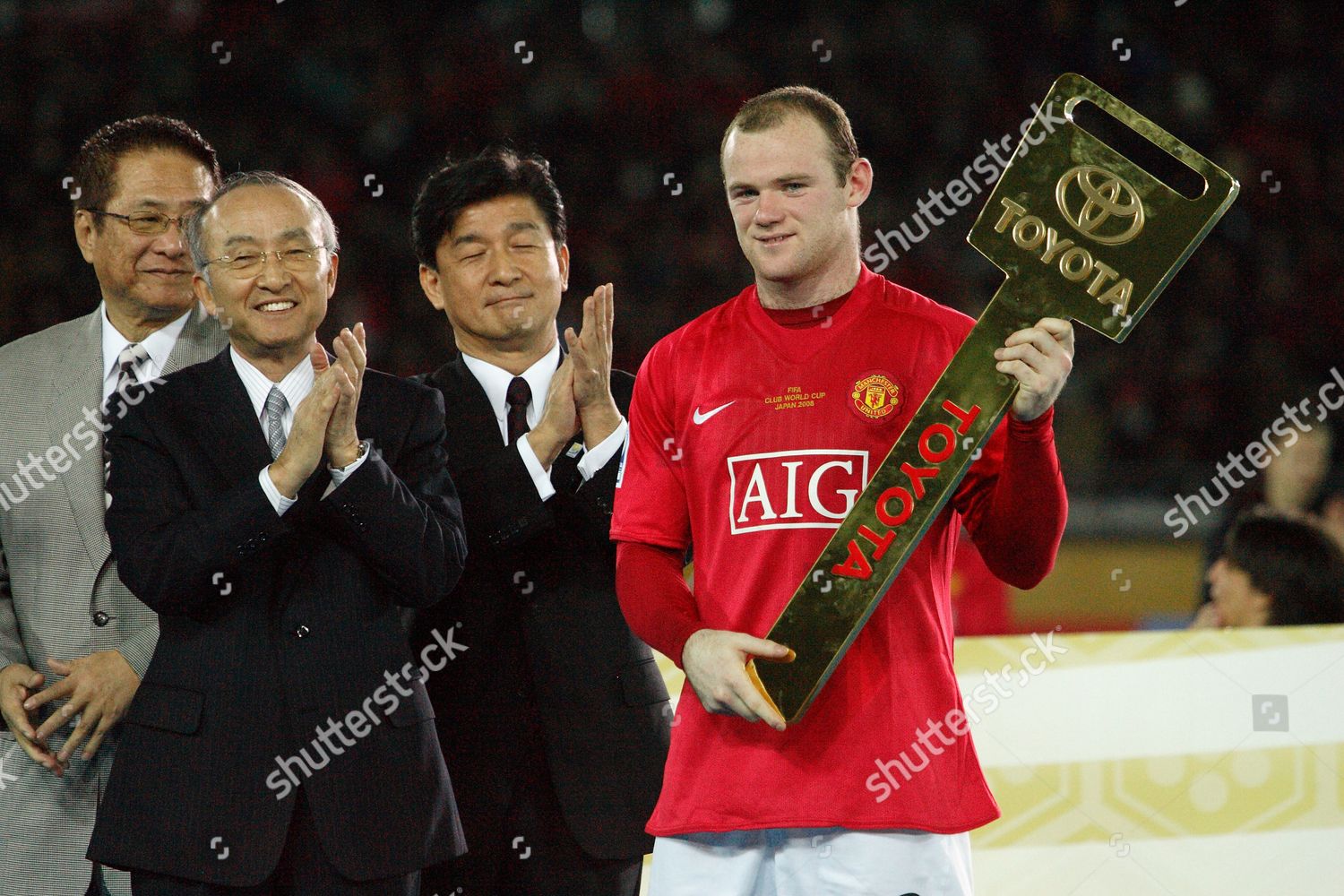 Wayne Rooney Manchester United Toyota President Editorial Stock Photo