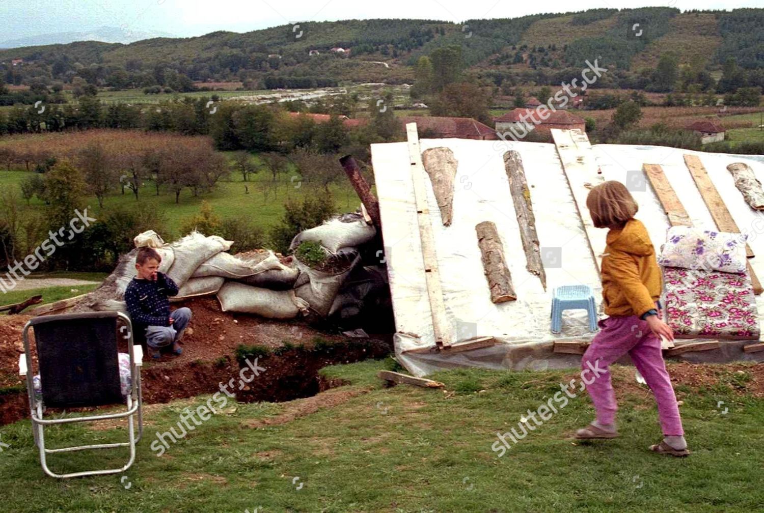 Krstovac Kosovo Yugoslavia Kids Village Krstovac Editorial Stock Photo