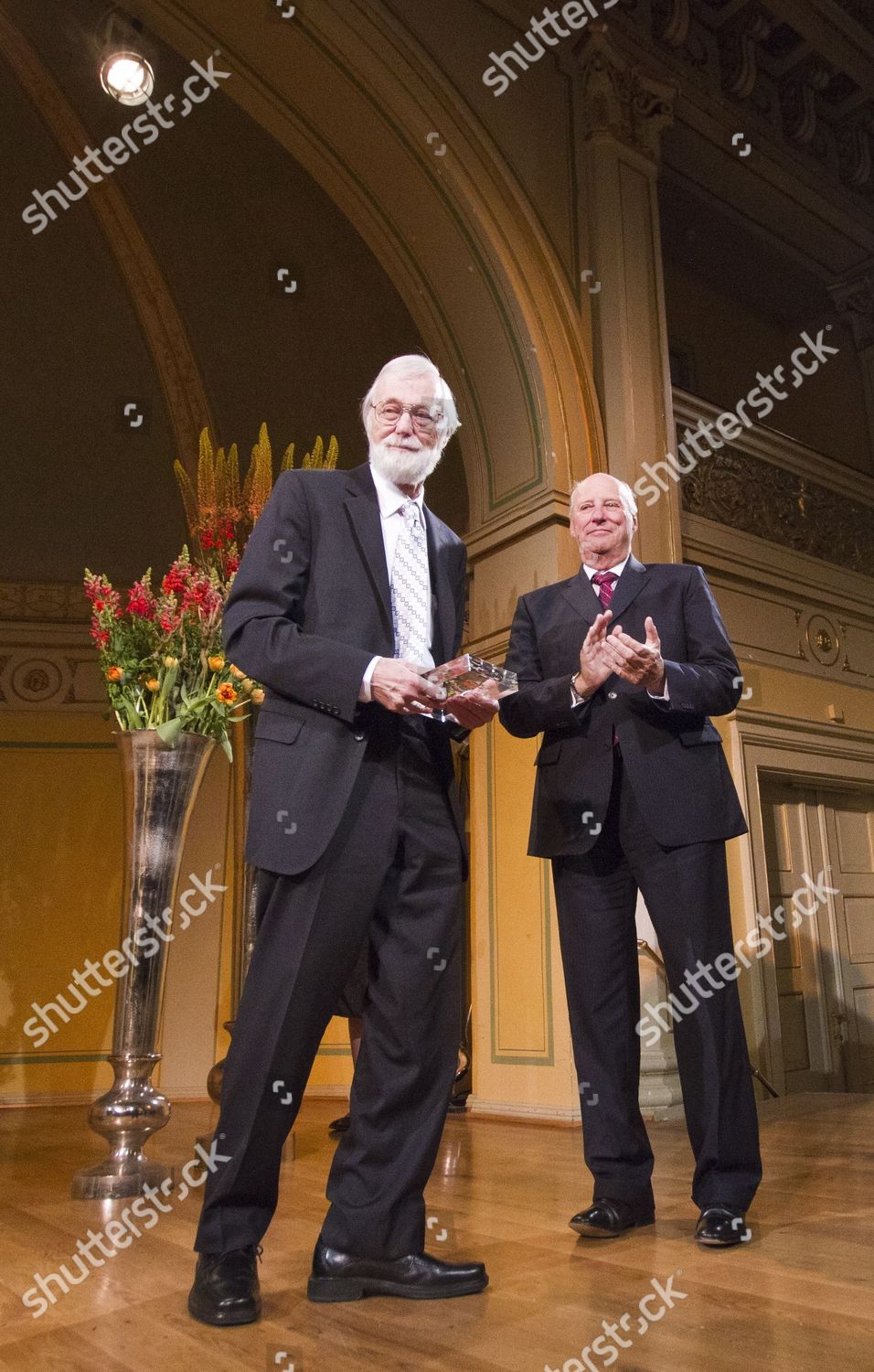 Us Mathematician John Willard Milnor Smiles Editorial Stock Photo
