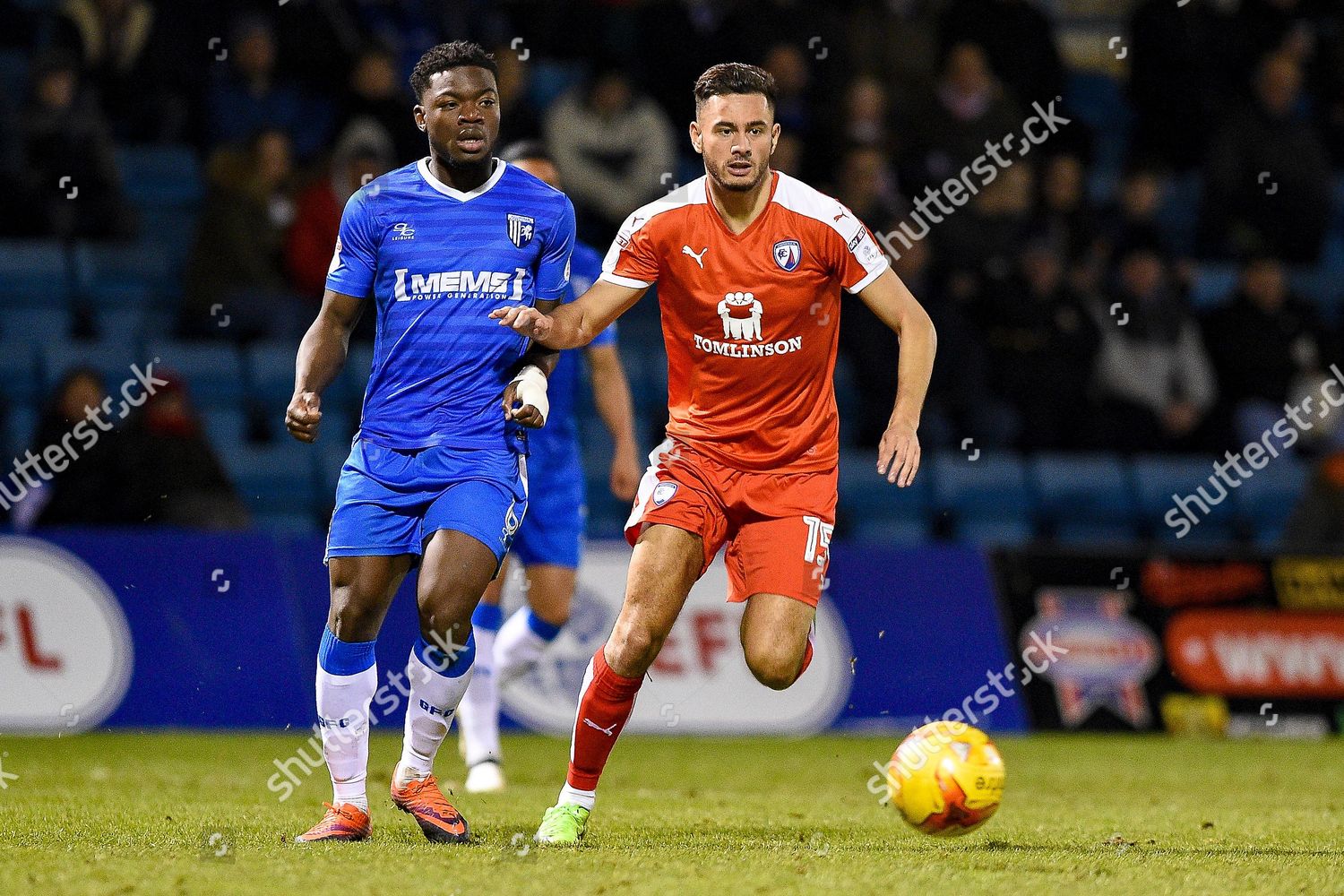 CHESTERFIELD FORWARD DAVID FAUPALA 15 DURING Editorial Stock Photo ...