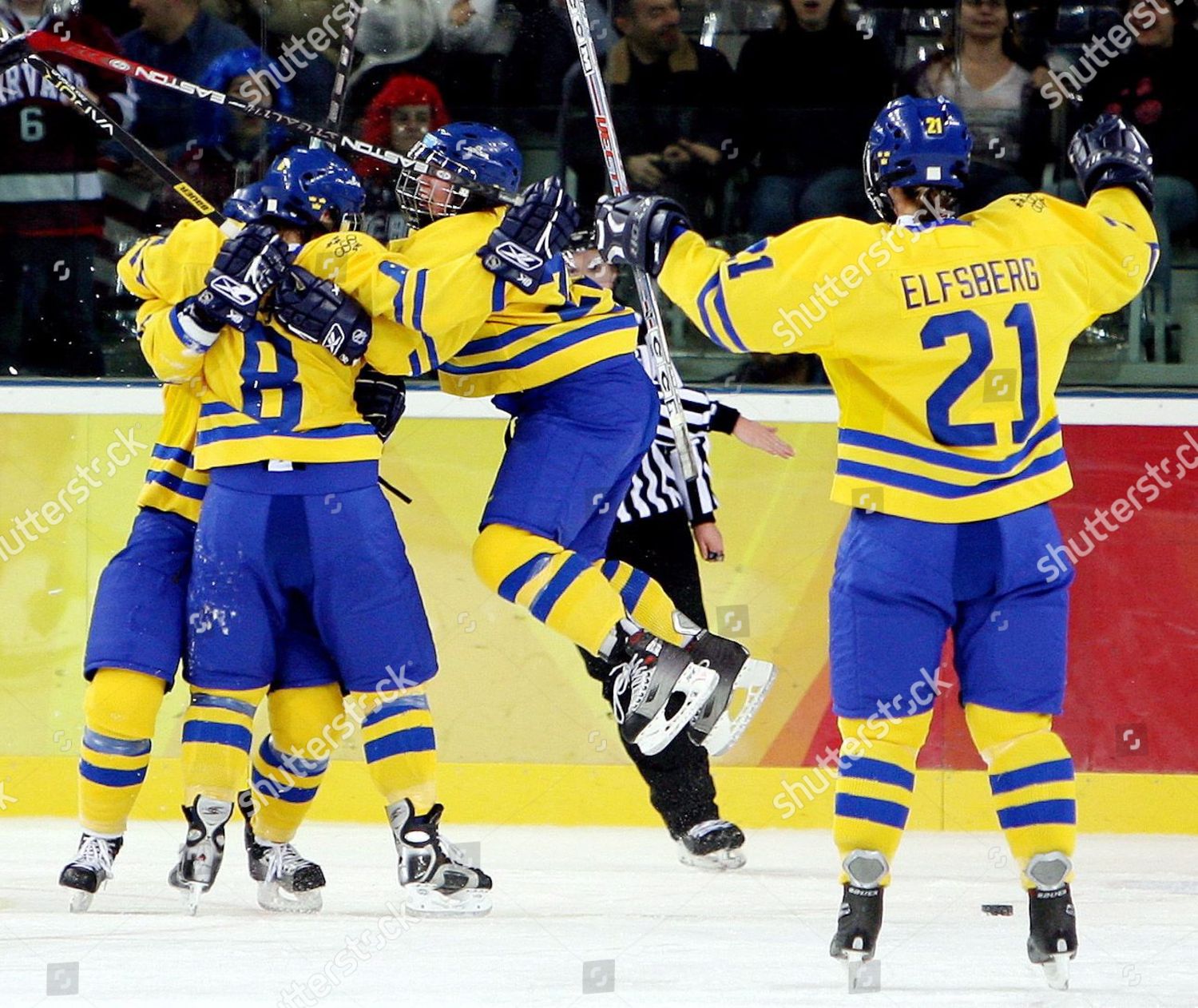 Members Swedish Womens Ice Hockey Team Editorial Stock Photo - Stock ...