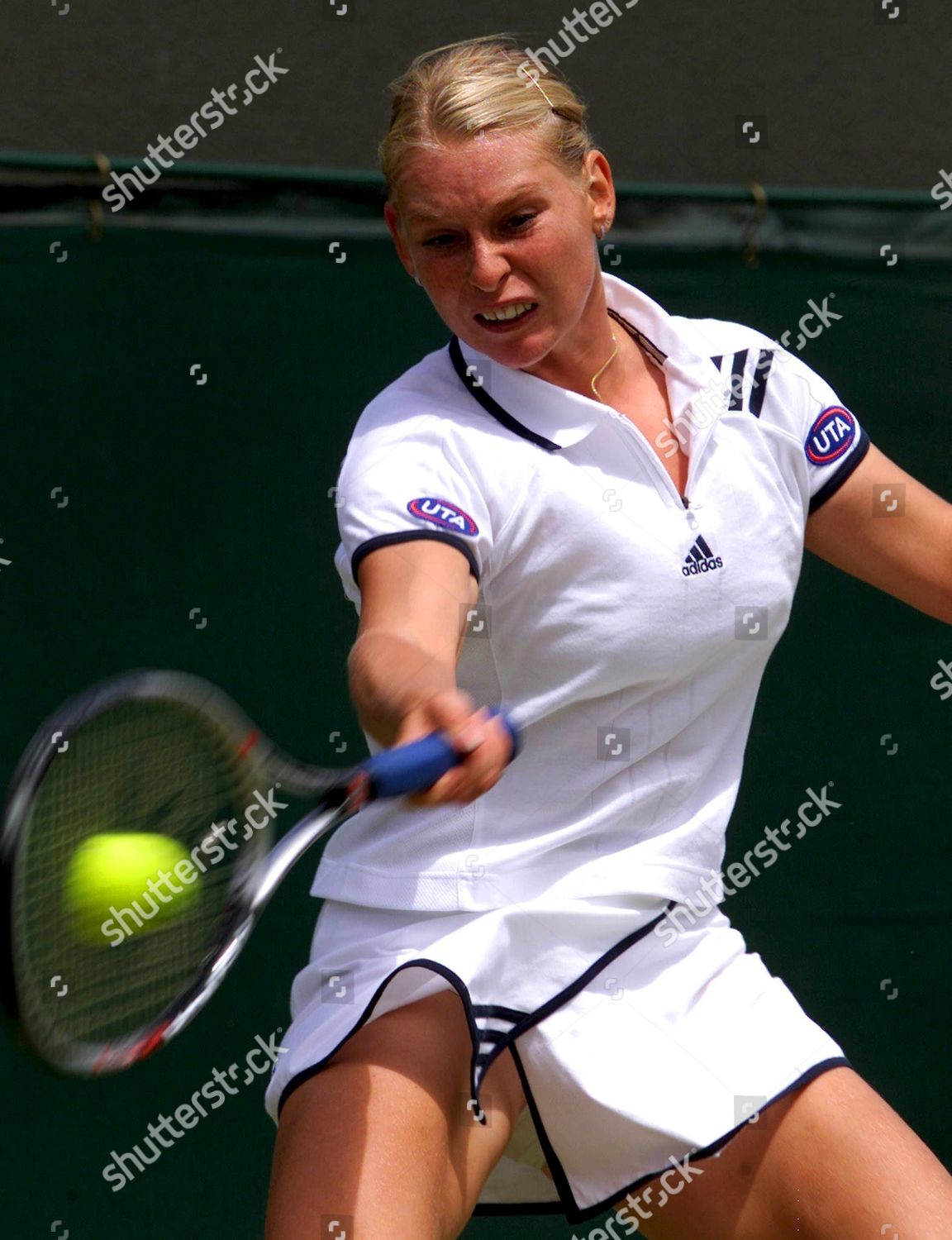 Wimbledon United Kingdom Austrias Barbara Schett Editorial Stock Photo ...