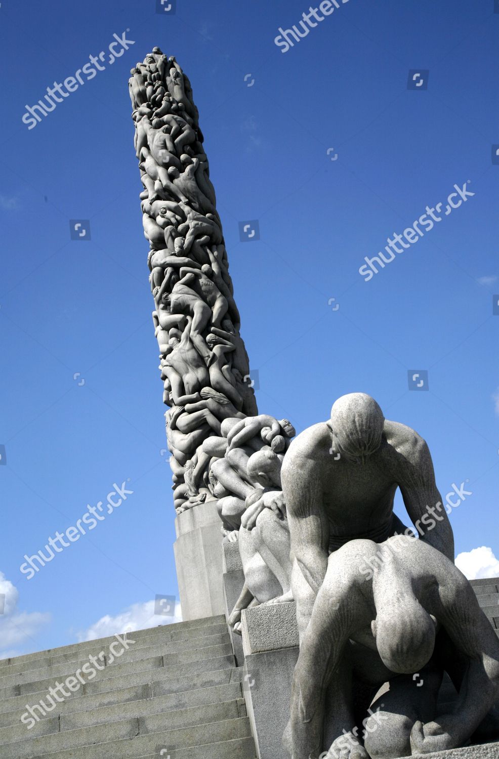 Monolith Vigeland Sculpture Park Frogner Park Editorial Stock Photo Stock Image Shutterstock