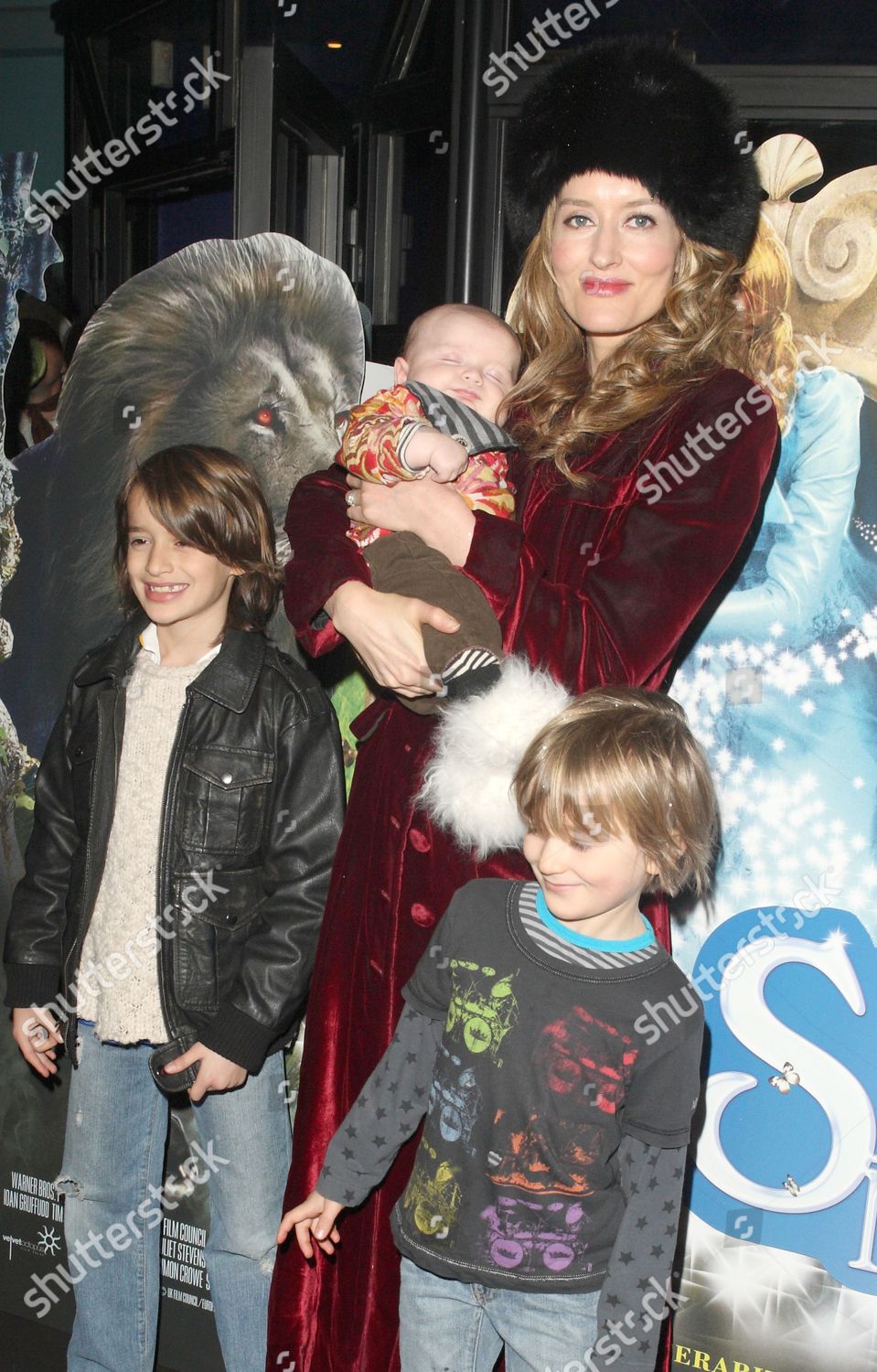 Natascha Mcelhone Sons Baby Rex Theo Editorial Stock Photo Stock(00)