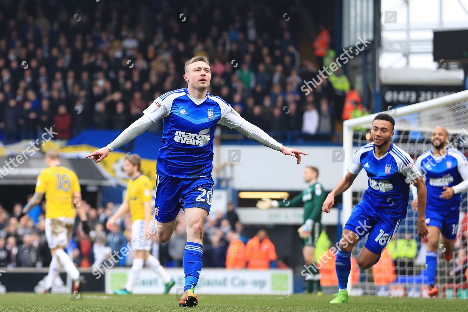 Freddie Sears Ipswich Town Celebrates After Editorial Stock Photo ...